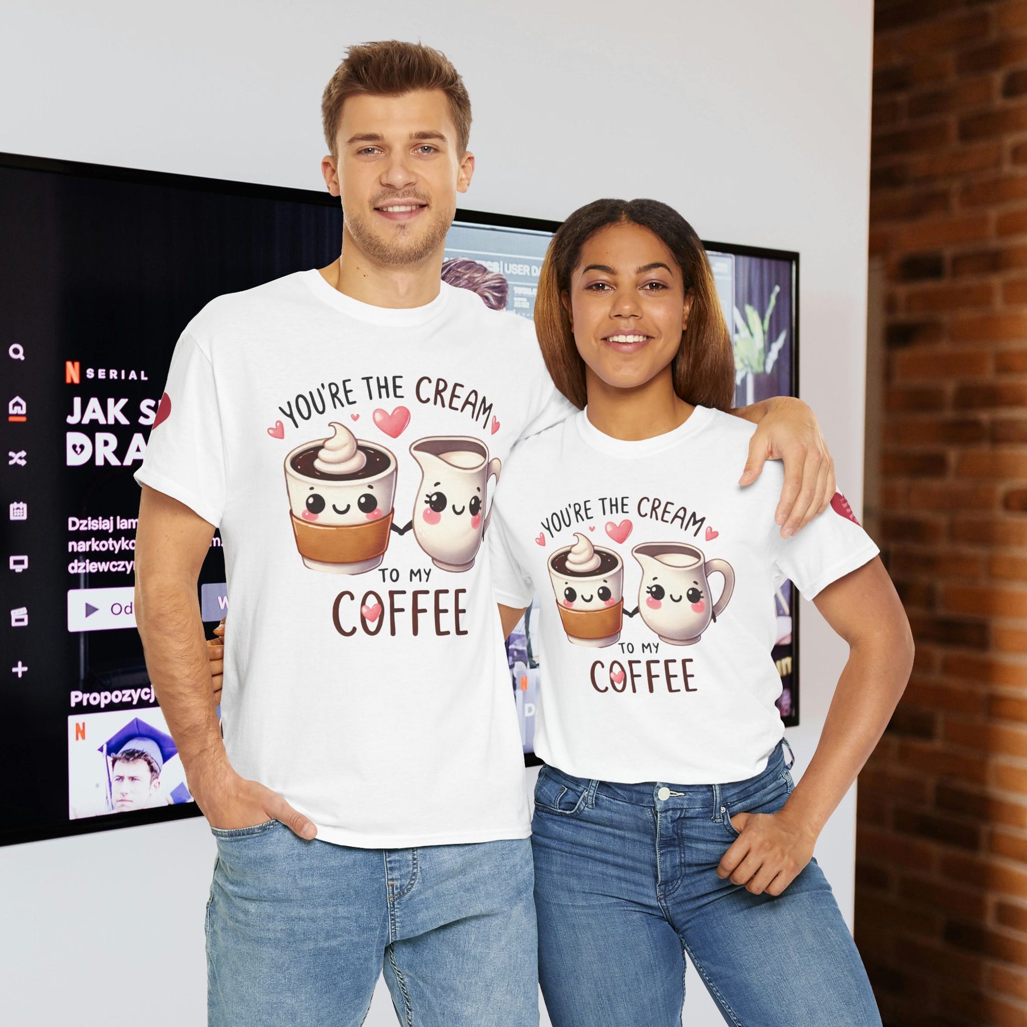 Funny & Cute Unisex Tee (Coffee)