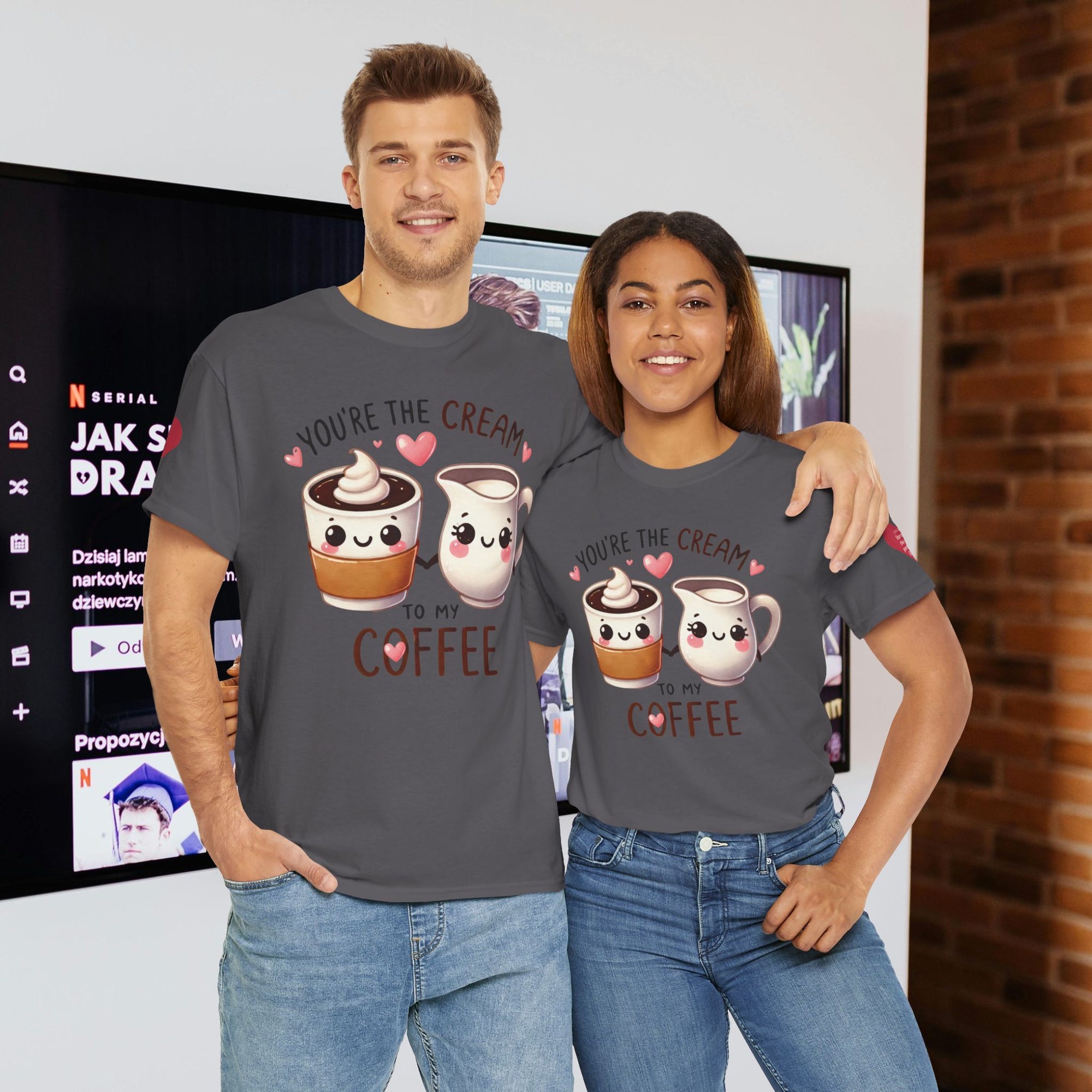Funny & Cute Unisex Tee (Coffee)