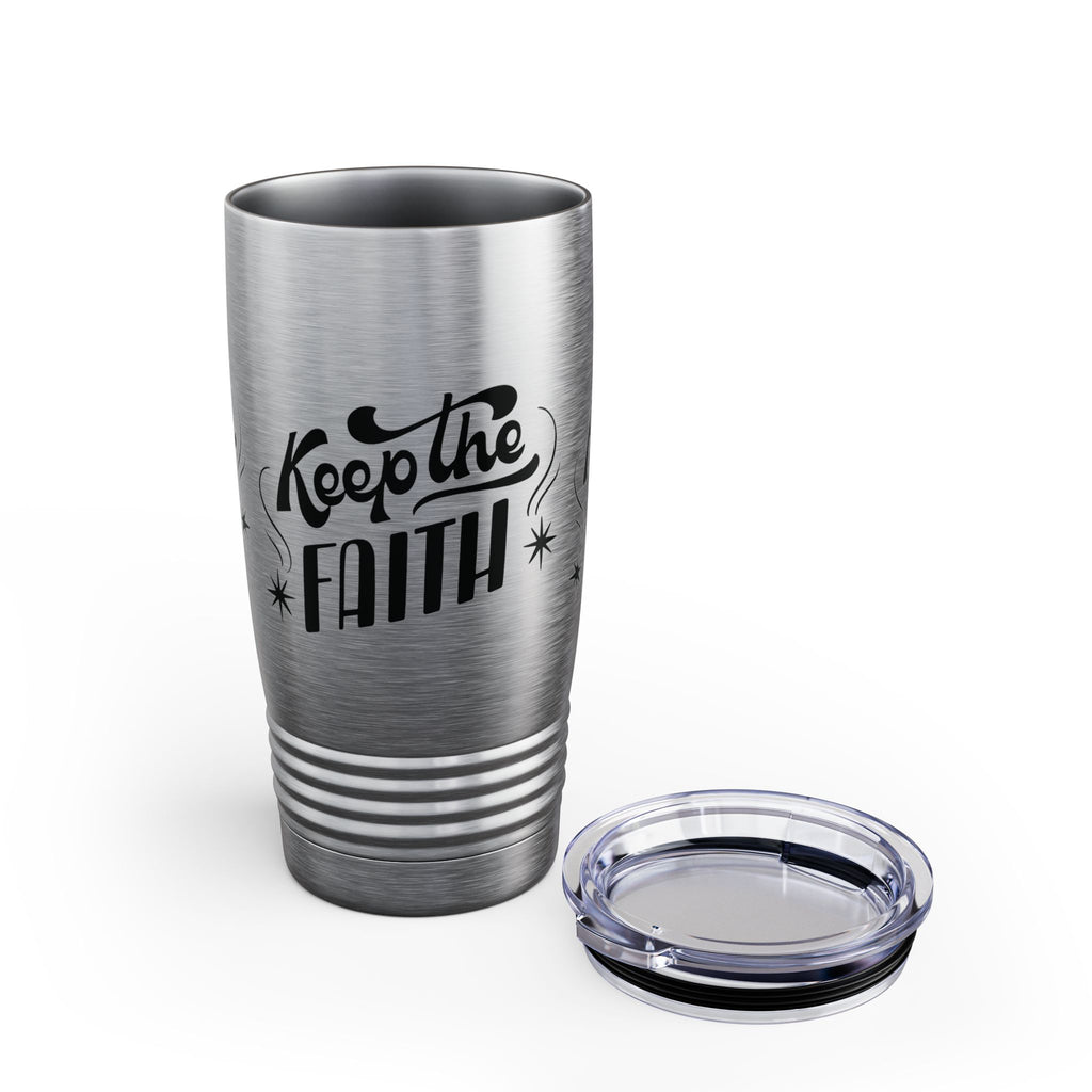 Keep the Faith Ringneck Tumbler - 20oz Inspirational Travel Mug