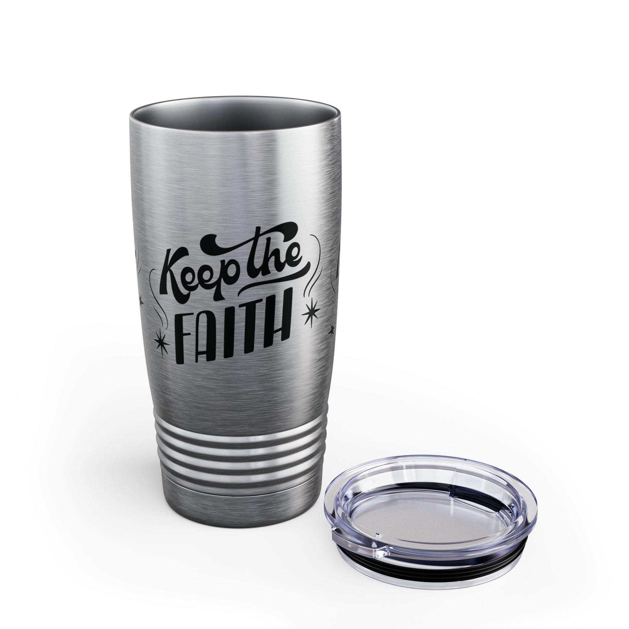 Keep the Faith Ringneck Tumbler - 20oz Inspirational Travel Mug