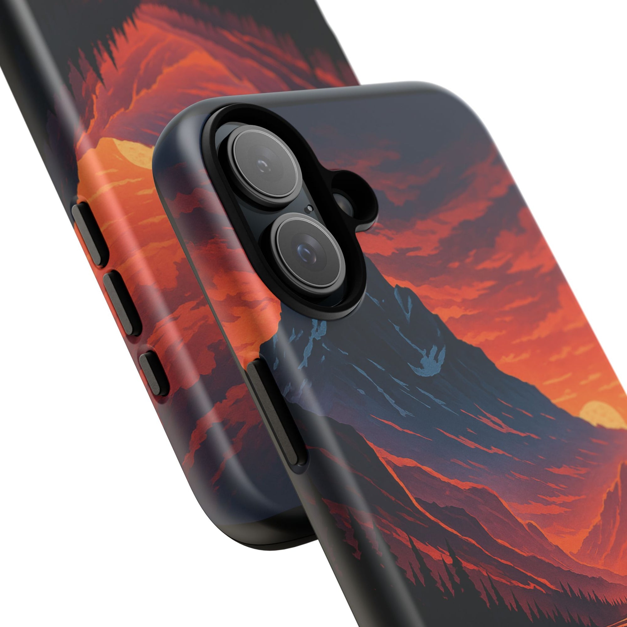 Mountain Sunset Phone Case, Nature Inspired Case, Tough Cases, Gift for Adventurers, Phone Accessories