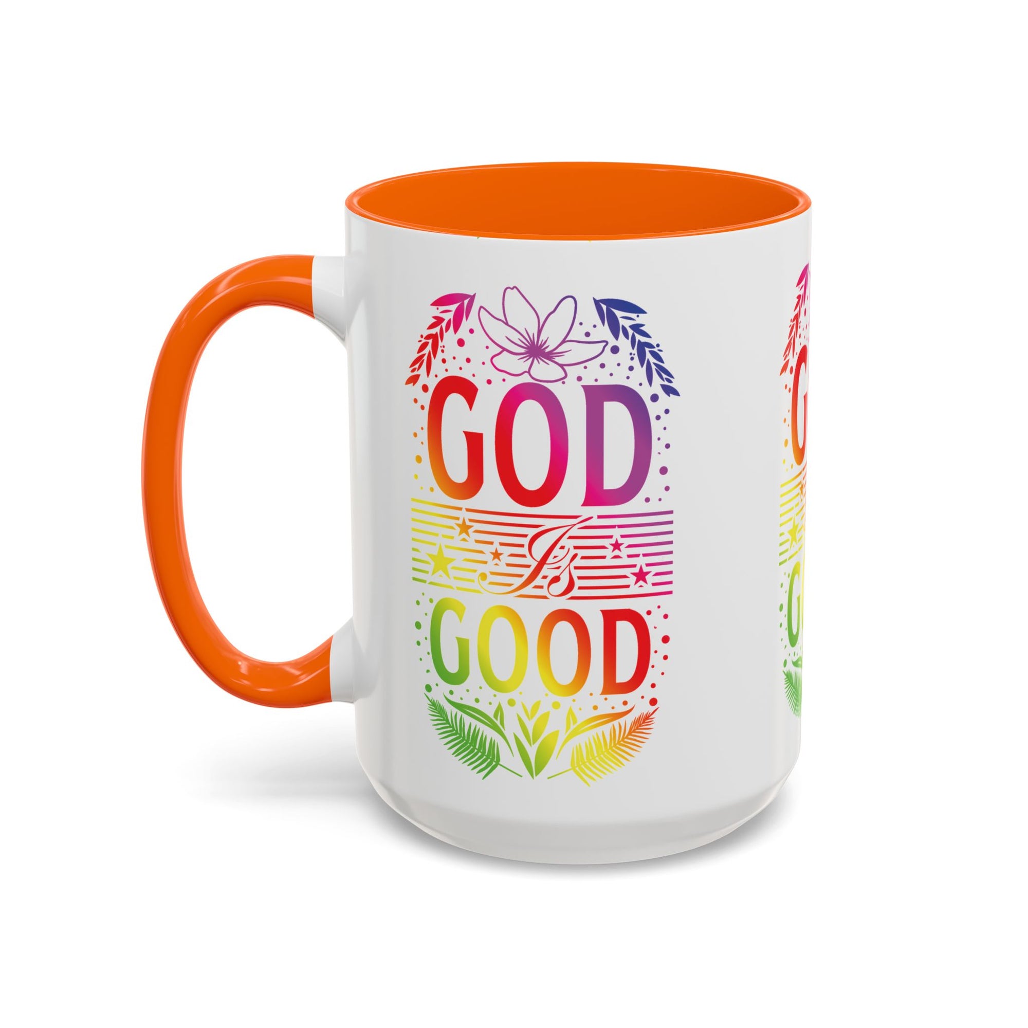 God is Good Accent Coffee Mug - Inspirational Design