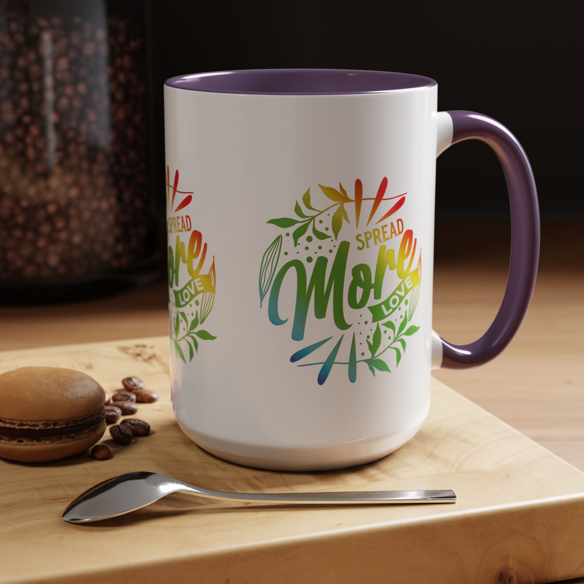 Spread more Love Accent Coffee Mug - Inspirational Design