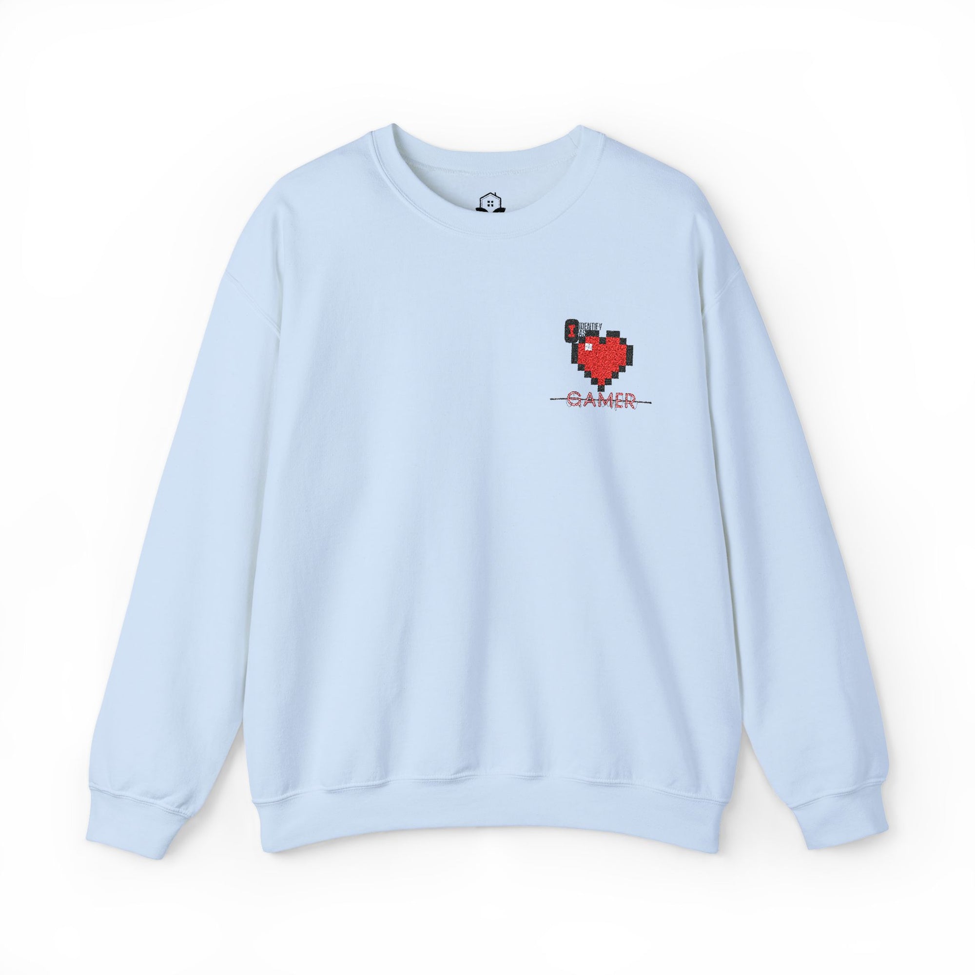 I identify as Gamer Tee - Unisex Heavy Blend™ Crewneck Sweatshirt