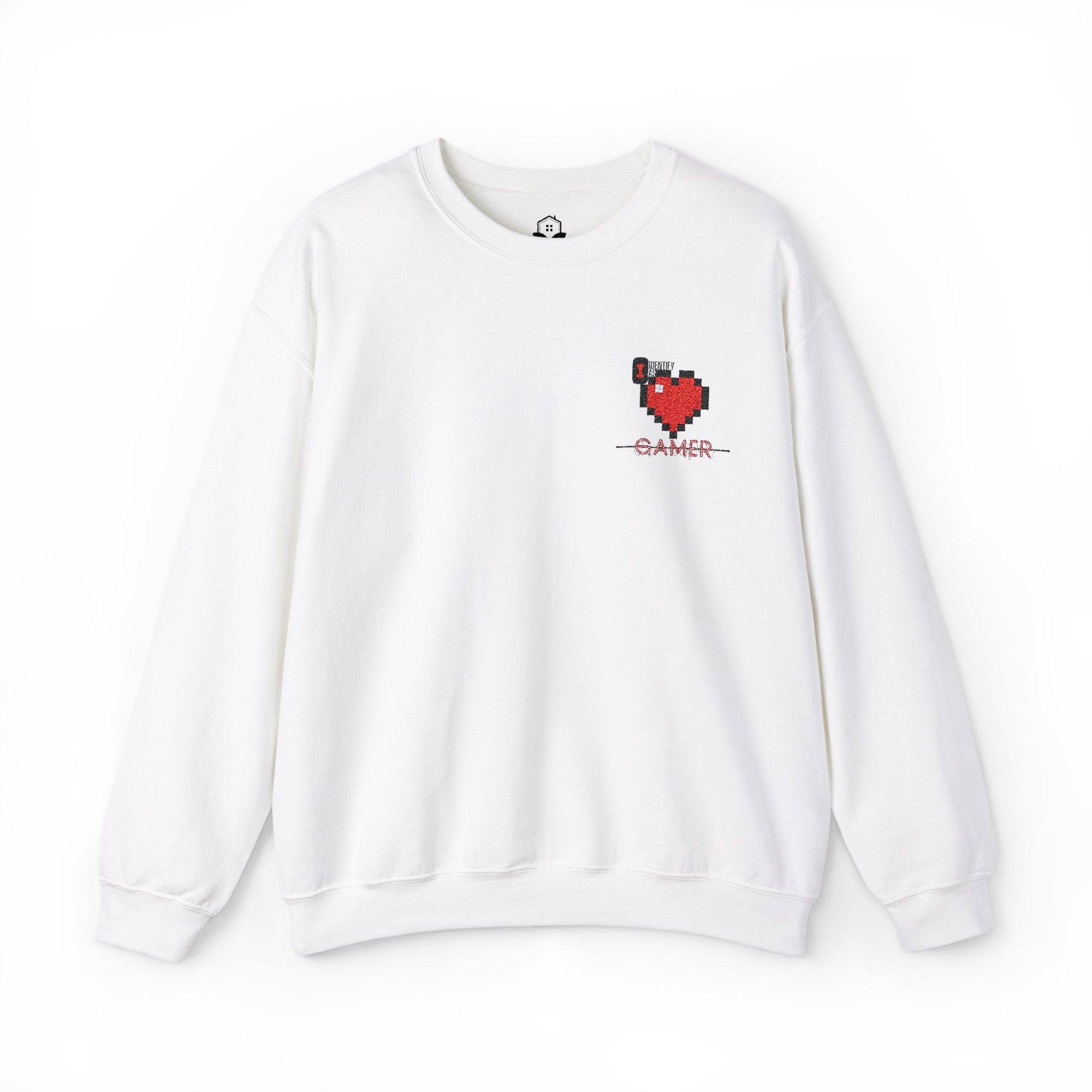 I identify as Gamer Tee - Unisex Heavy Blend™ Crewneck Sweatshirt