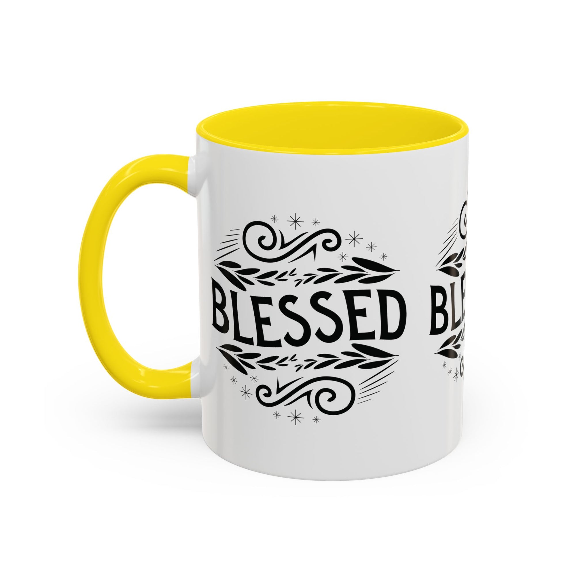 Blessed Accent Coffee Mug - Inspirational Design