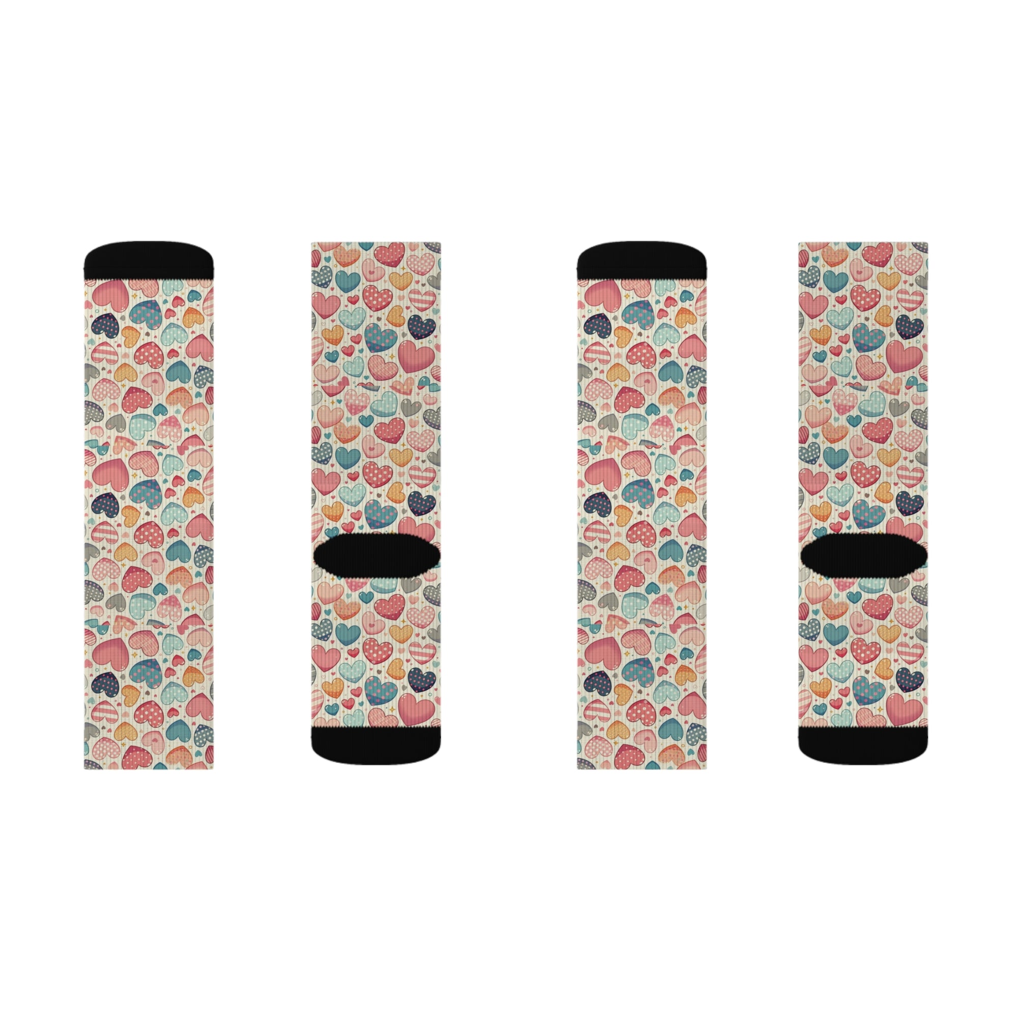 Cute Hearts - Sublimation Socks