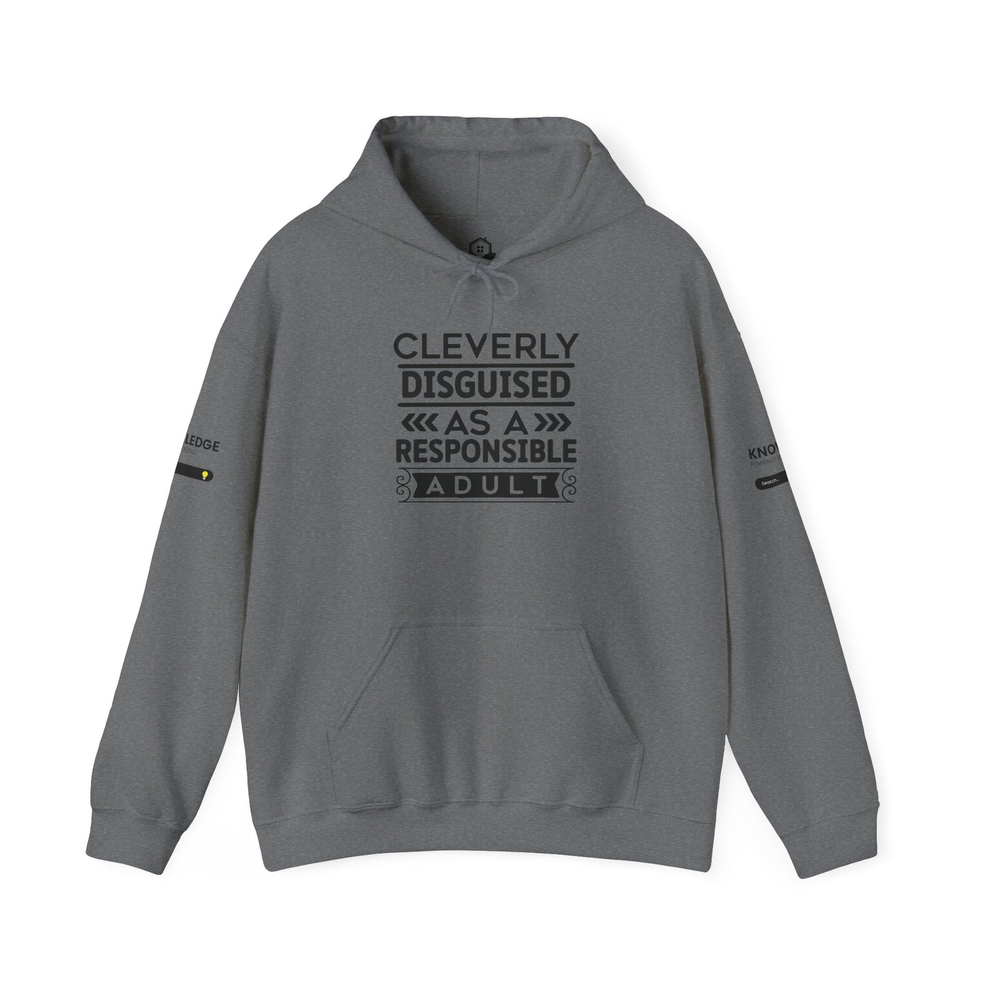 Cleverly Disguised Adult Hoodie - Unisex Heavy Blend Sweatshirt