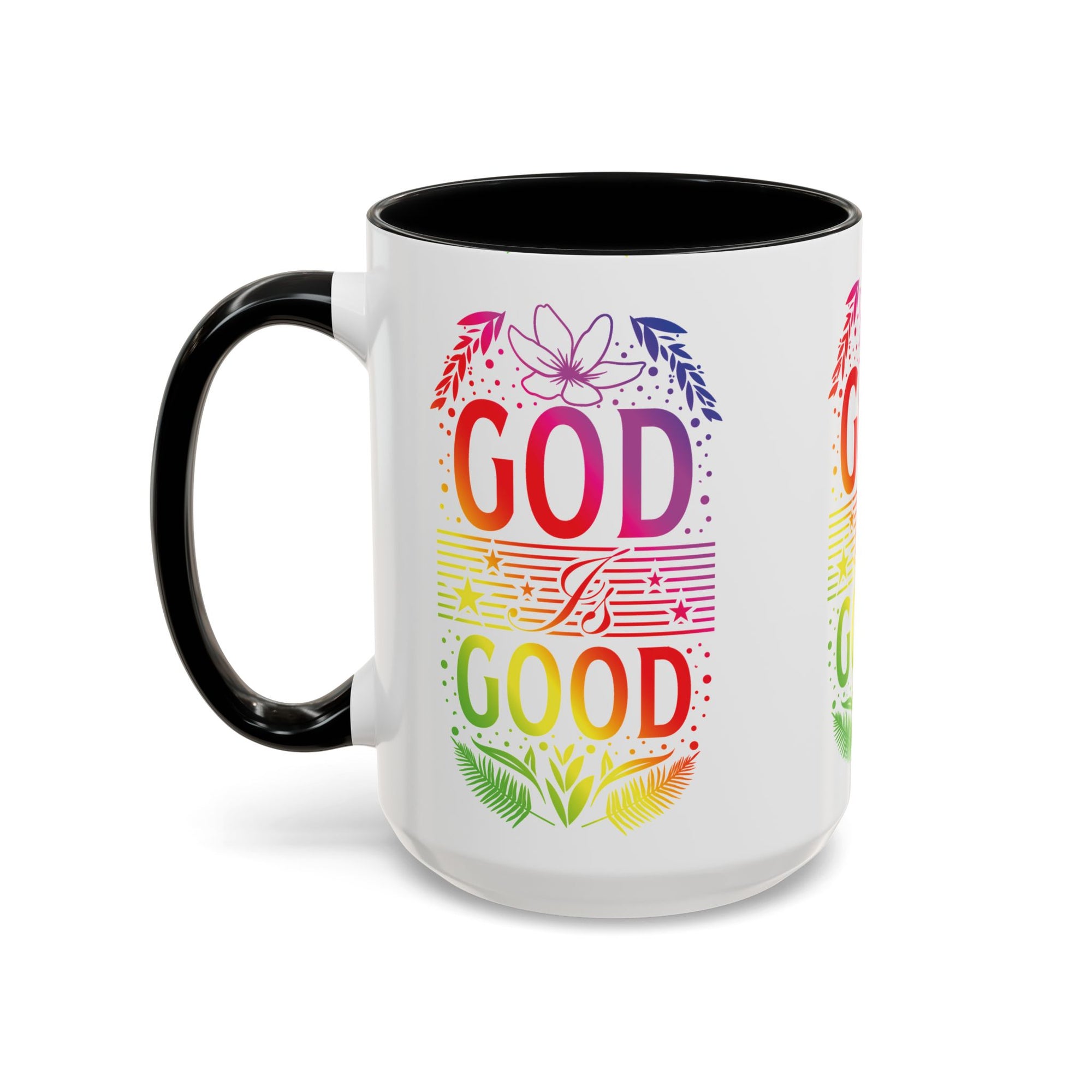 God is Good Accent Coffee Mug - Inspirational Design