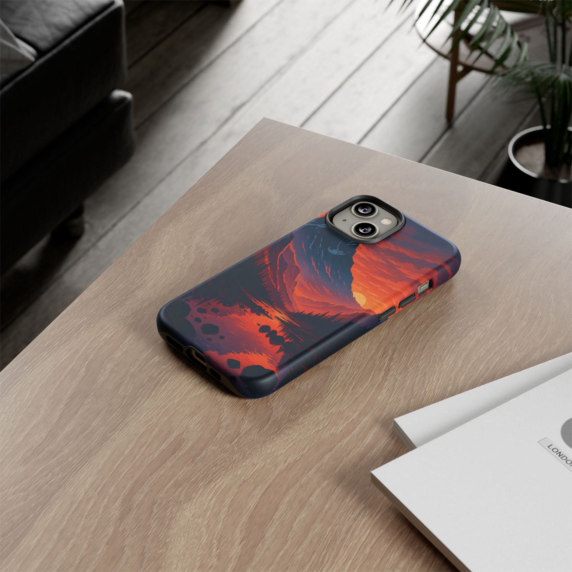 Mountain Sunset Phone Case, Nature Inspired Case, Tough Cases, Gift for Adventurers, Phone Accessories