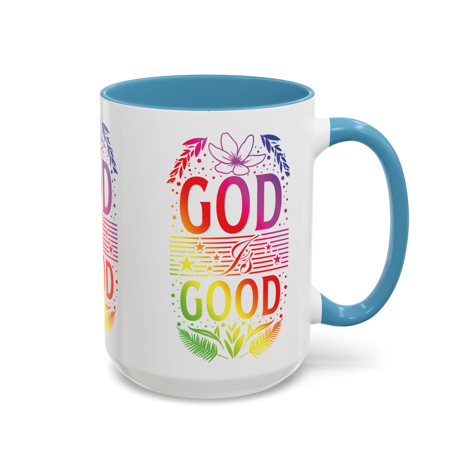 God is Good Accent Coffee Mug - Inspirational Design