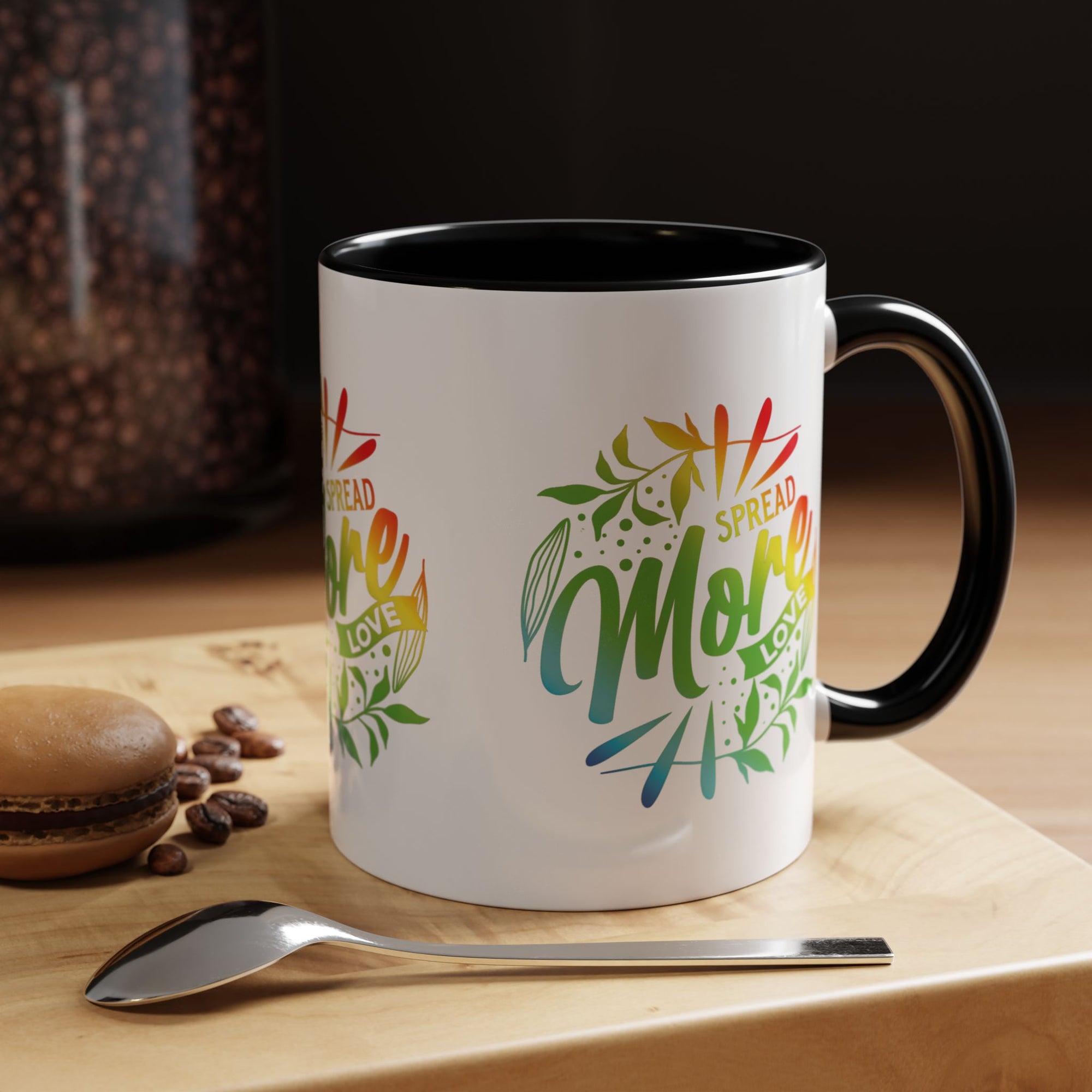 Spread more Love Accent Coffee Mug - Inspirational Design
