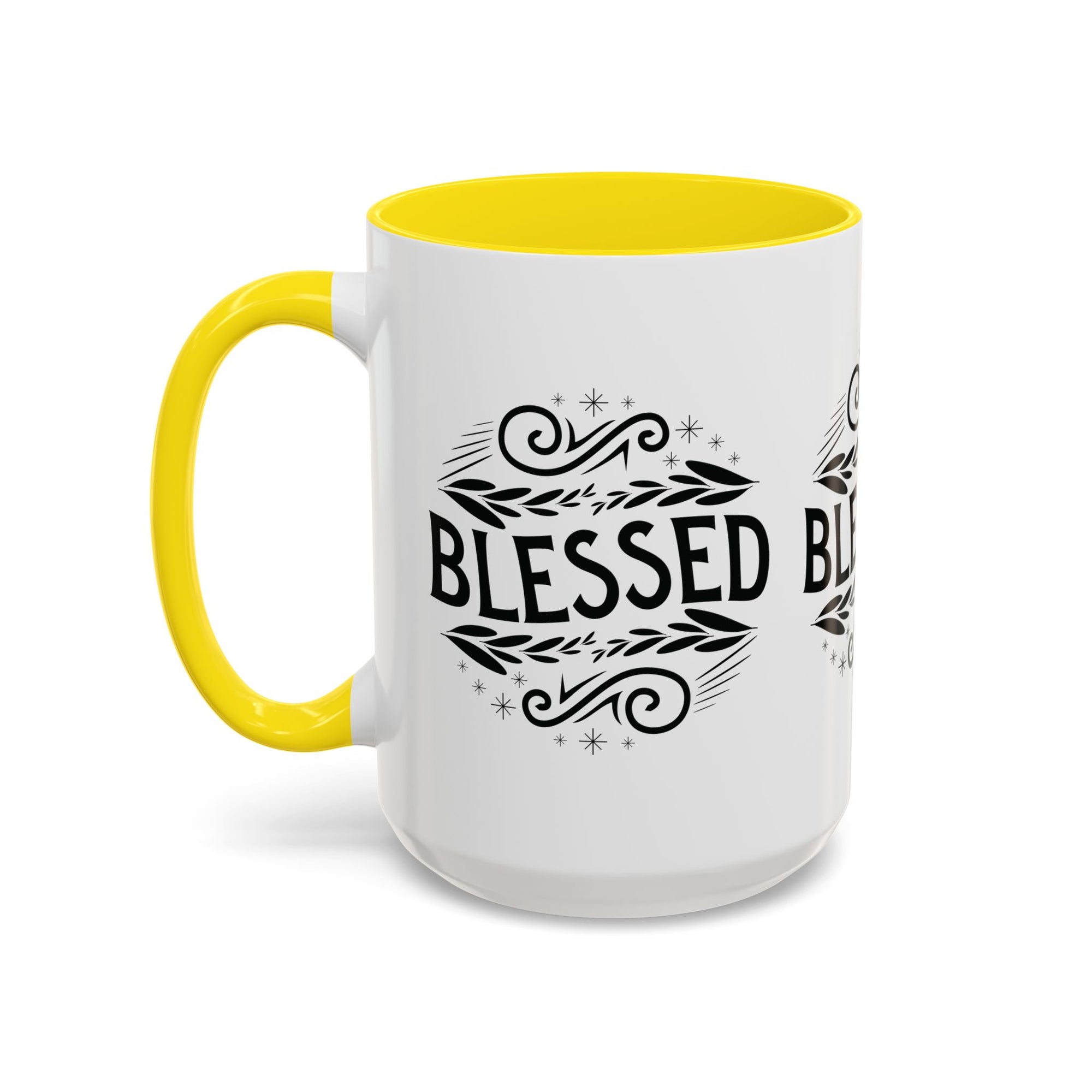 Blessed Accent Coffee Mug - Inspirational Design