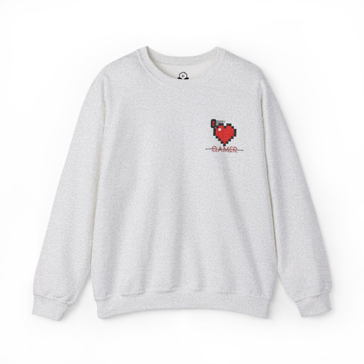 I identify as Gamer Tee - Unisex Heavy Blend™ Crewneck Sweatshirt