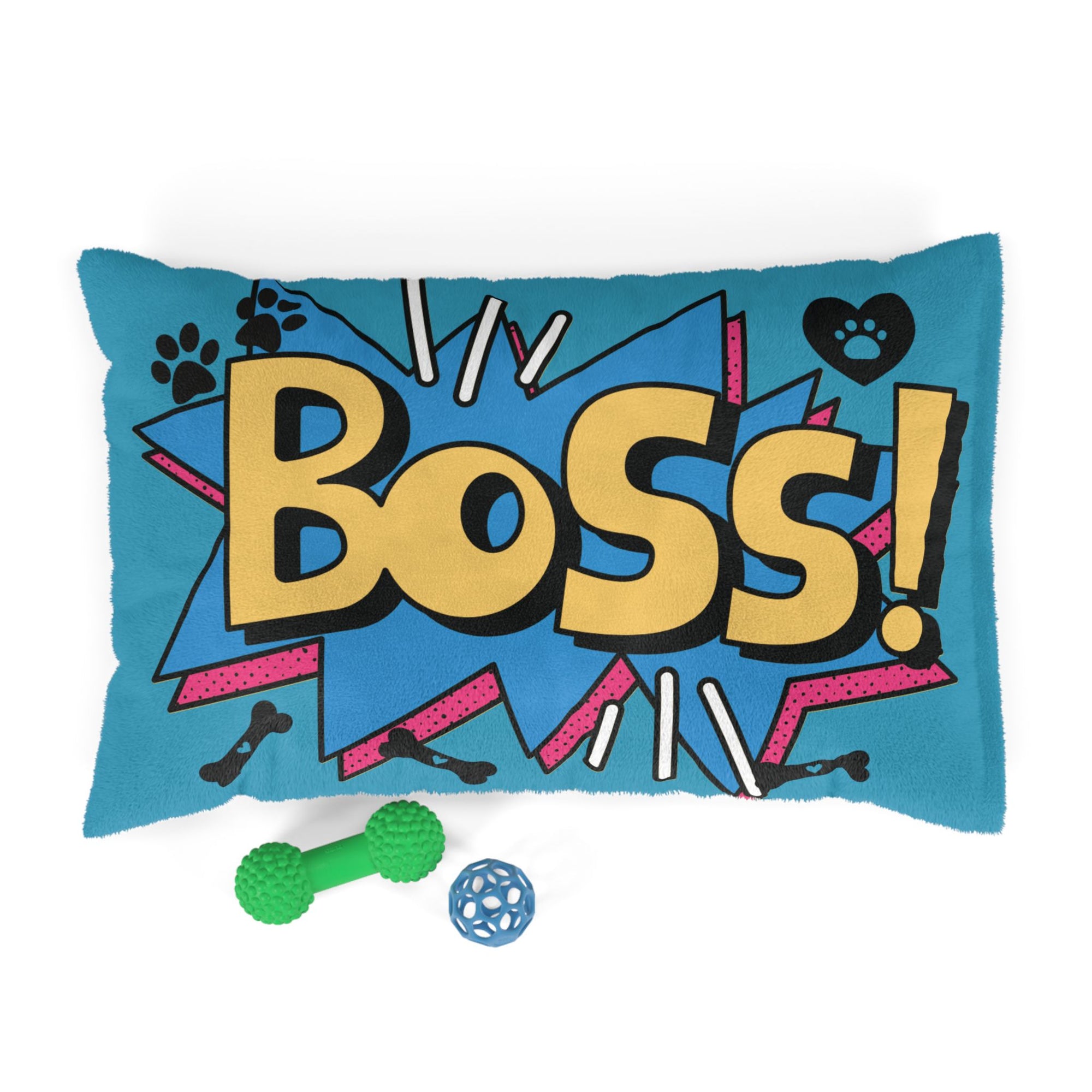 Boss Pet Bed - Fun and Cozy Space for Your Furry Leader