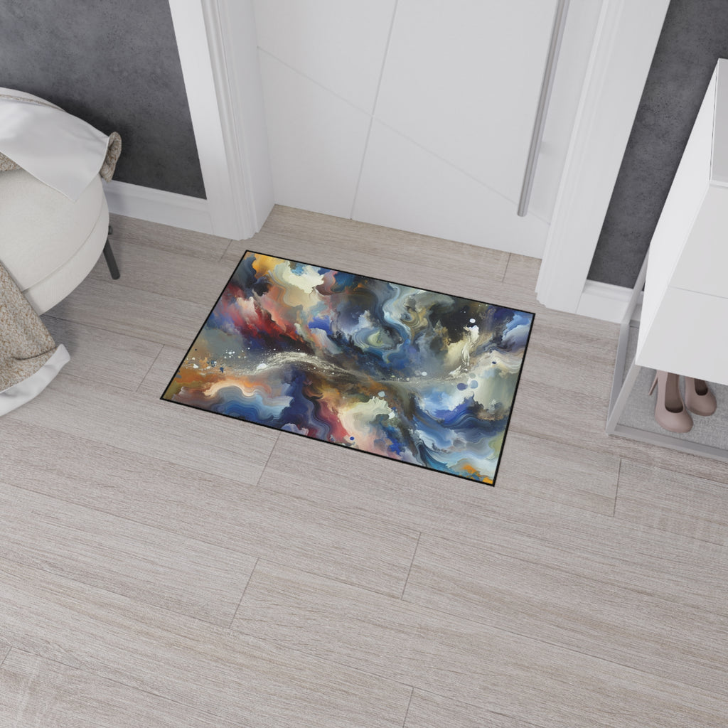Abstract Art Heavy Duty Floor Mat - Stylish Non-Slip Area Rug for Home Decor