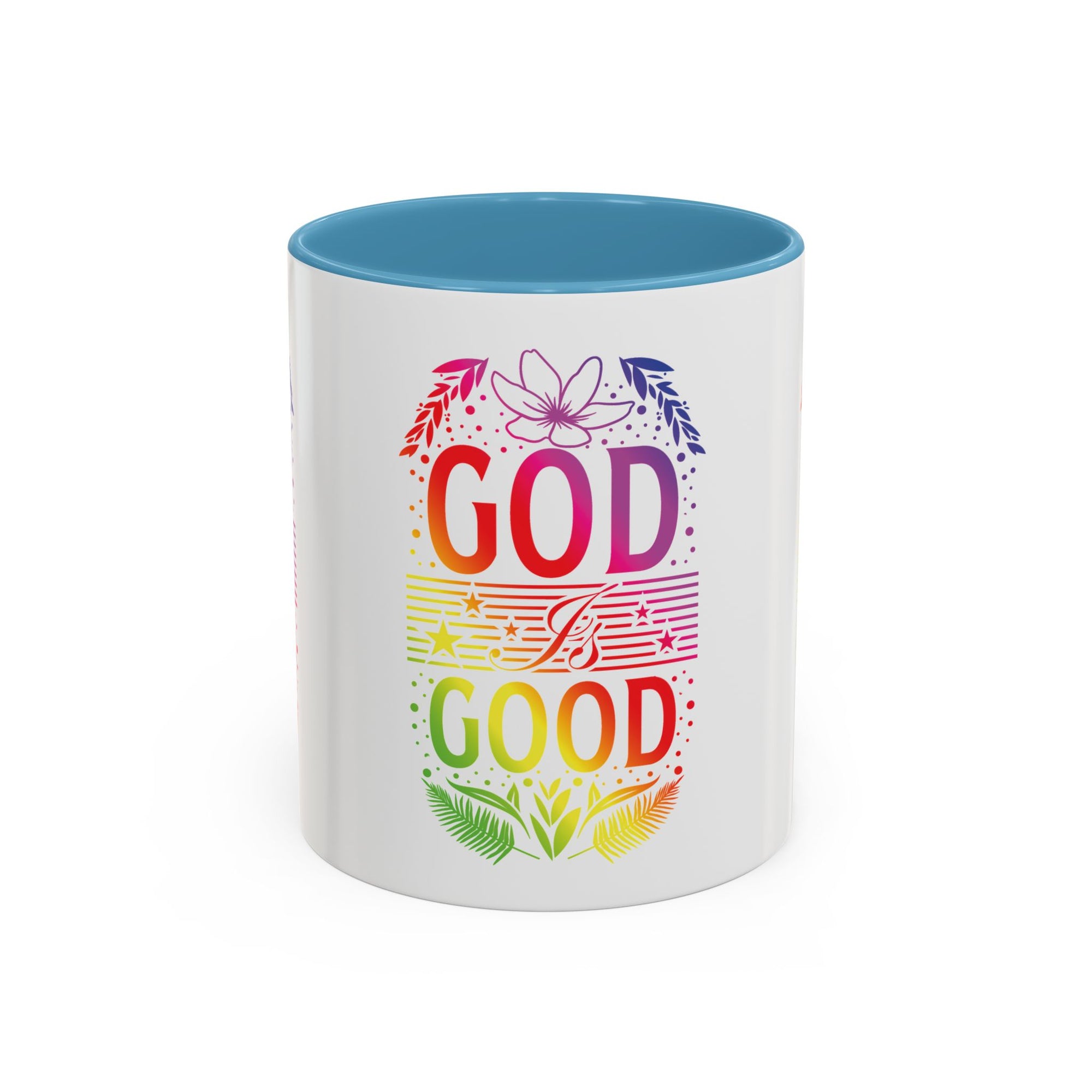 God is Good Accent Coffee Mug - Inspirational Design