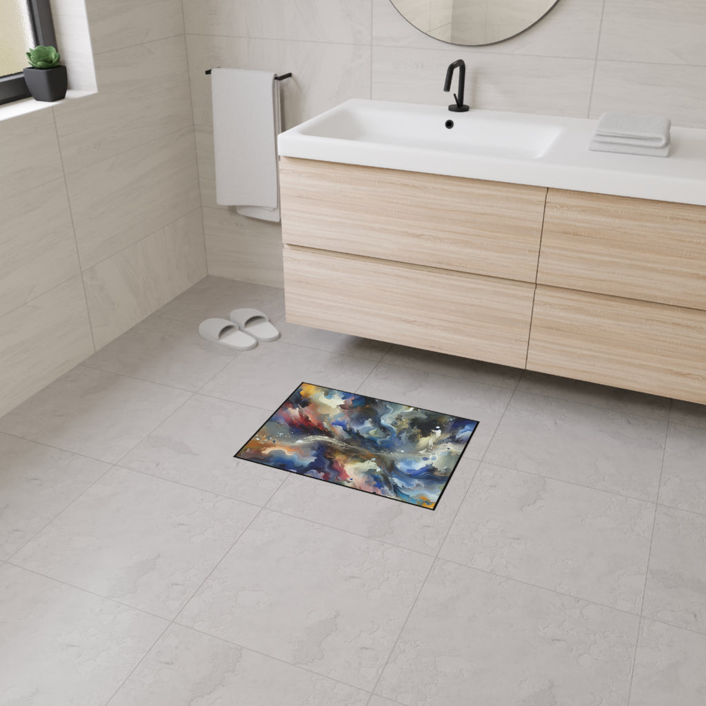 Abstract Art Heavy Duty Floor Mat - Stylish Non-Slip Area Rug for Home Decor