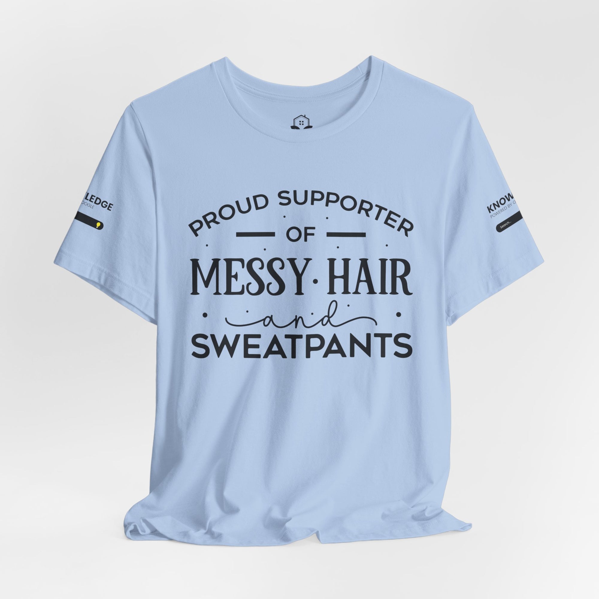 Unisex Jersey Tee with 'Messy Hair' Quote - Perfect for Everyday Wear