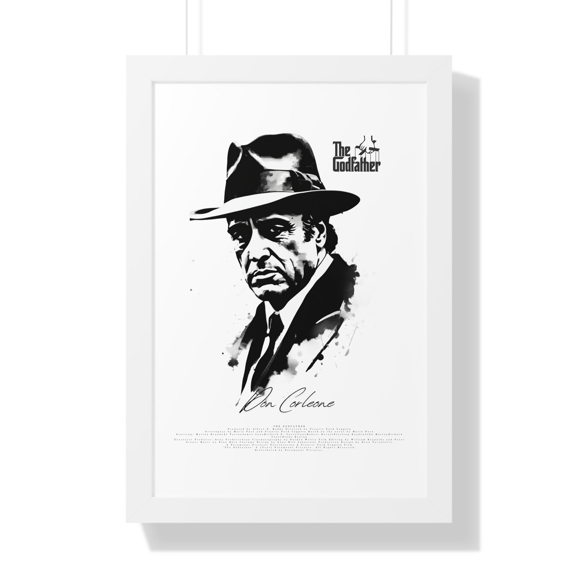 Don Corleone Framed Vertical Poster