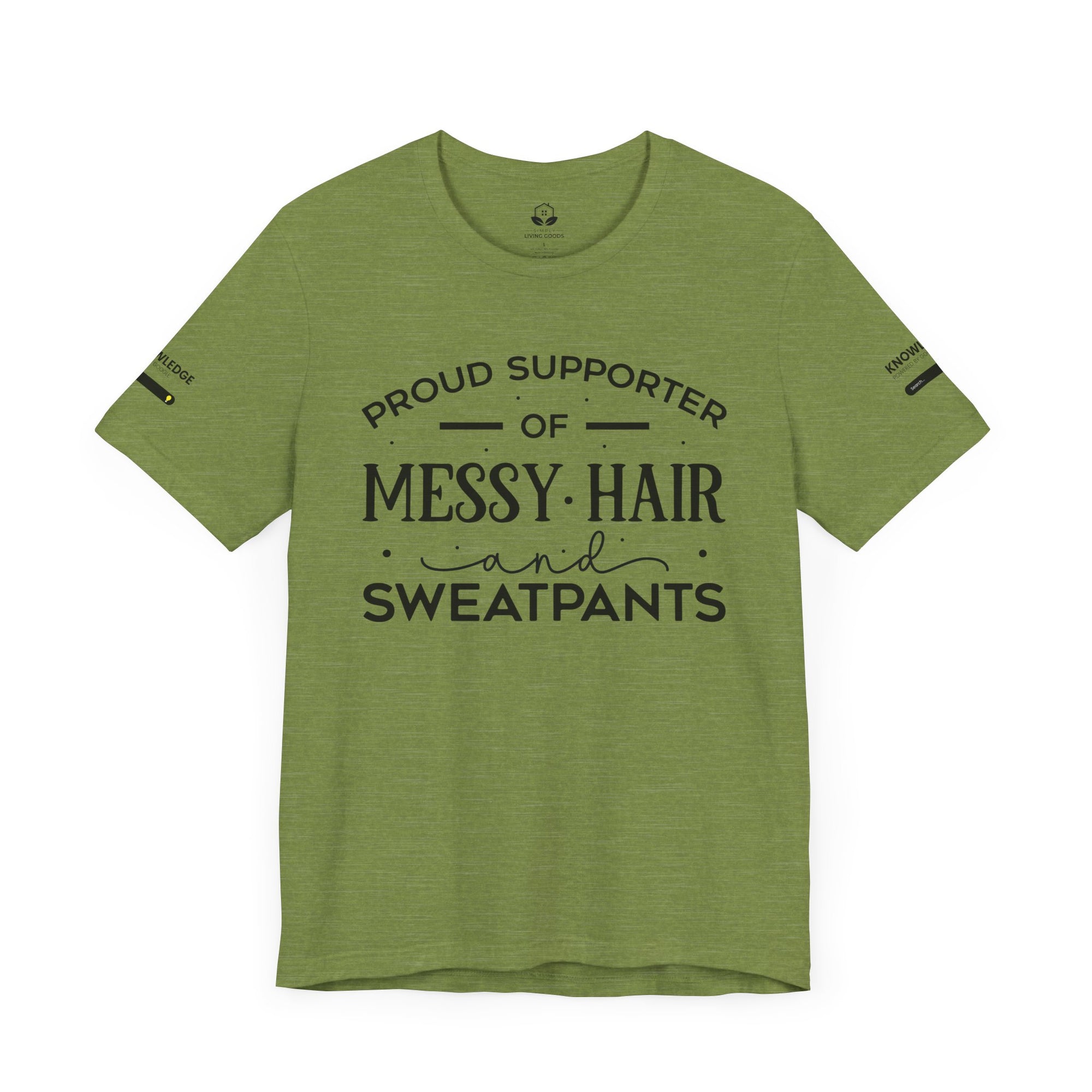 Unisex Jersey Tee with 'Messy Hair' Quote - Perfect for Everyday Wear