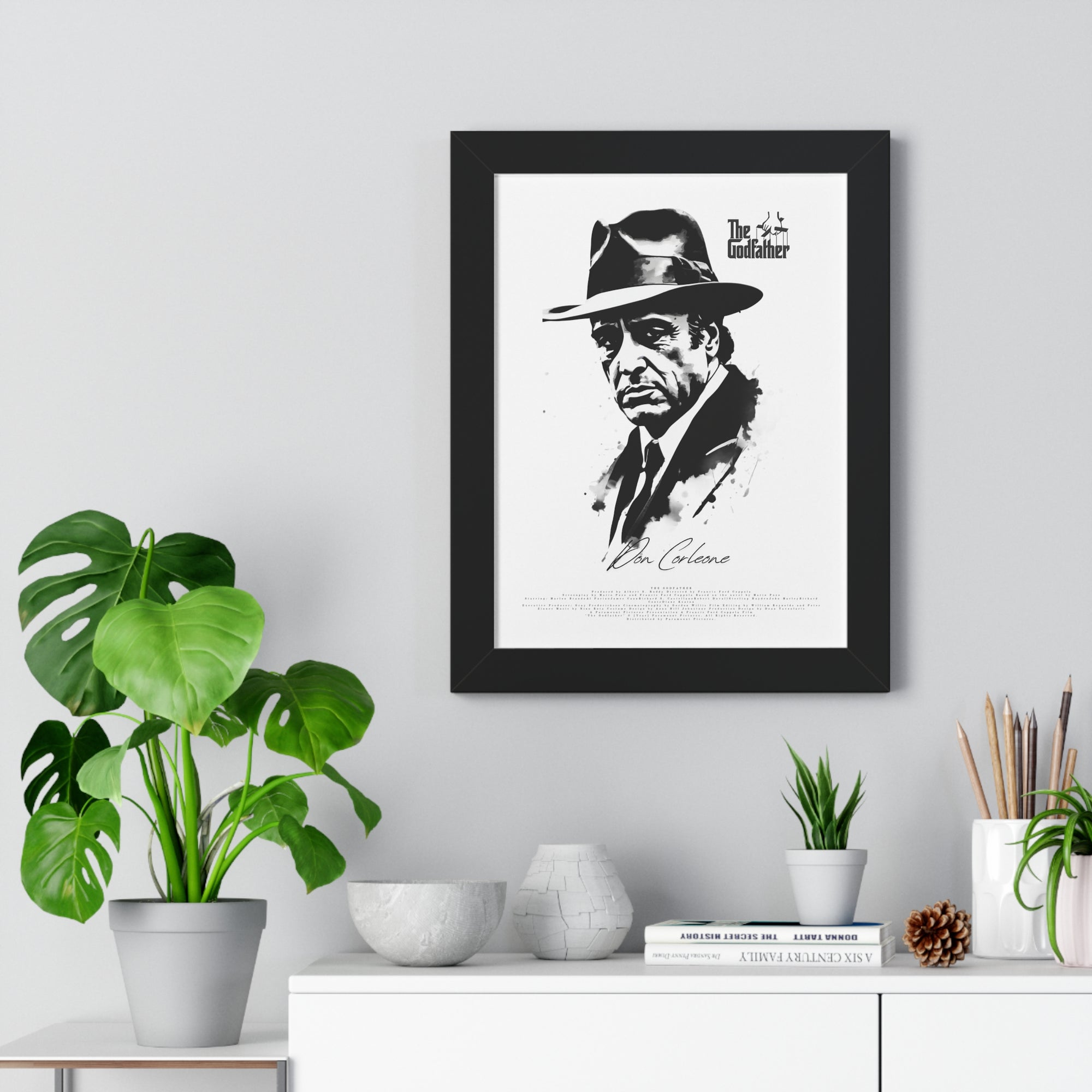 Don Corleone Framed Vertical Poster