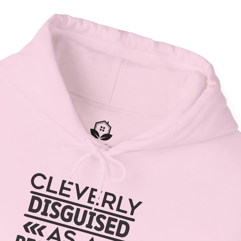 Cleverly Disguised Adult Hoodie - Unisex Heavy Blend Sweatshirt