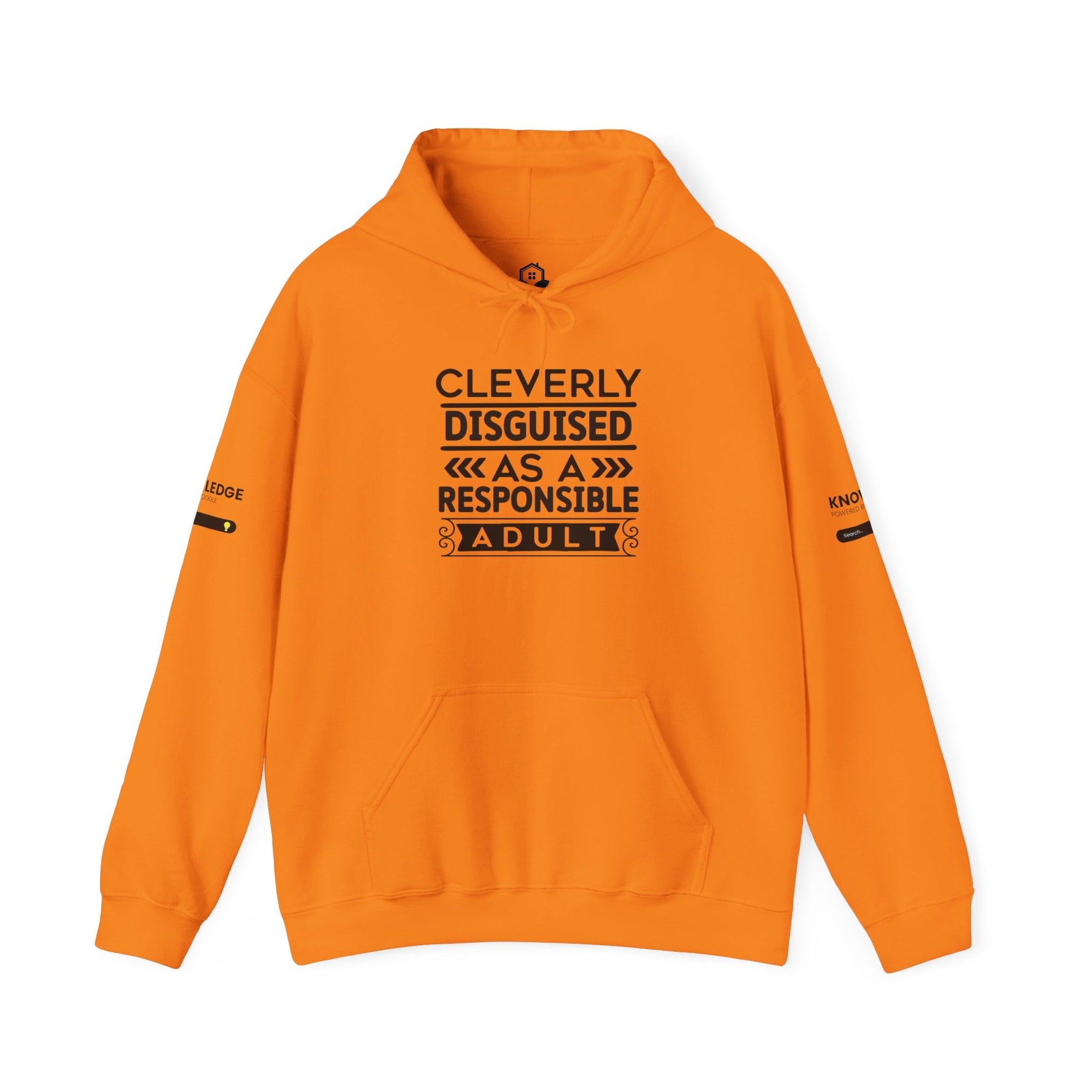 Cleverly Disguised Adult Hoodie - Unisex Heavy Blend Sweatshirt