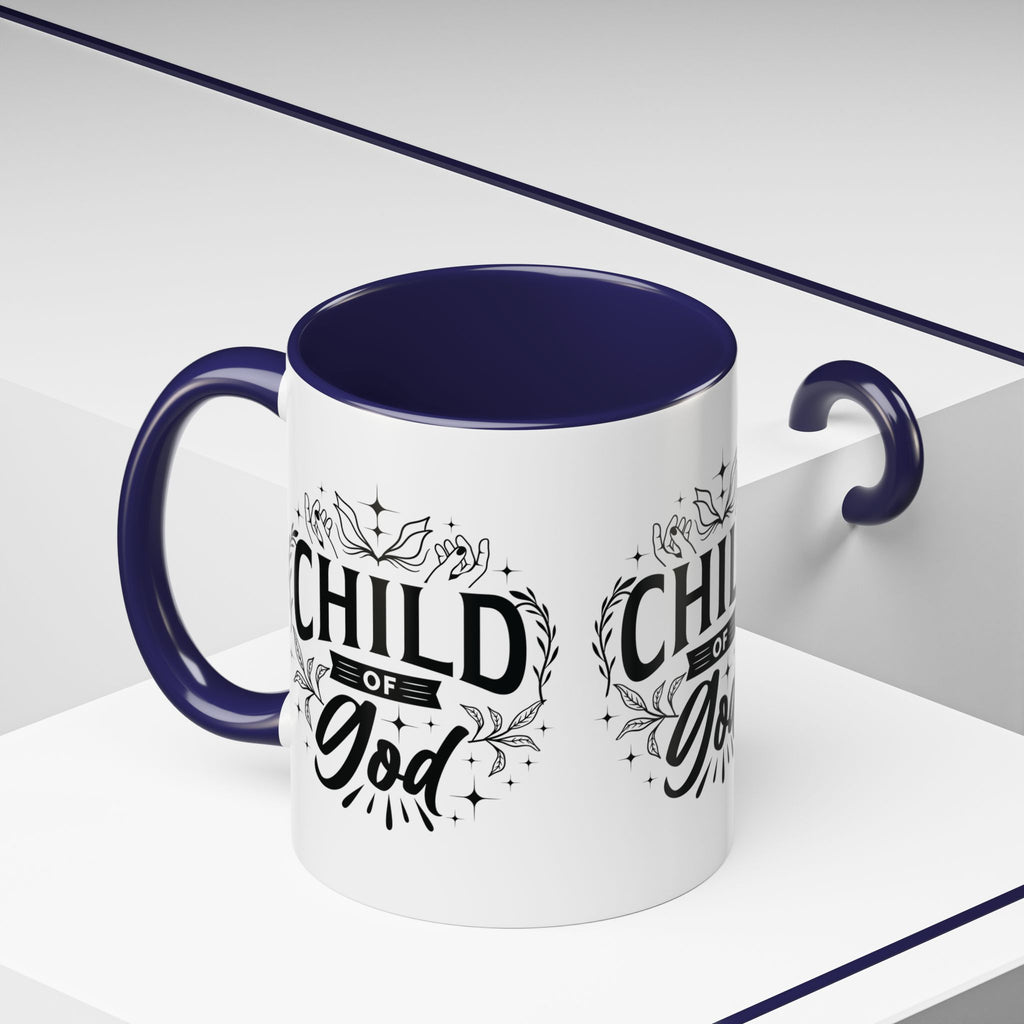 Child of God Accent Coffee Mug - Inspirational Design