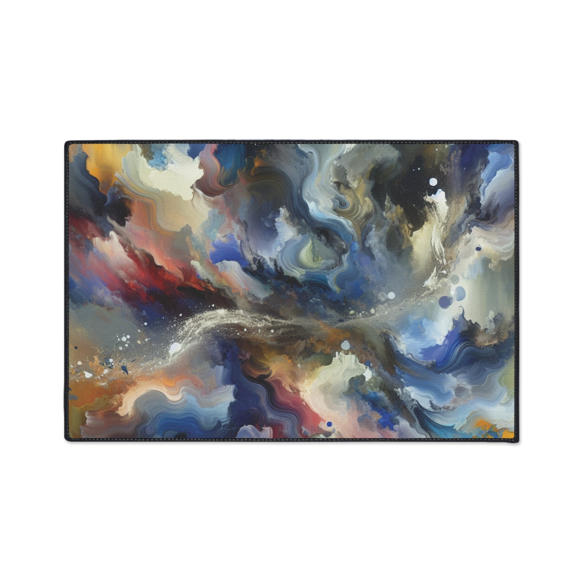 Abstract Art Heavy Duty Floor Mat - Stylish Non-Slip Area Rug for Home Decor