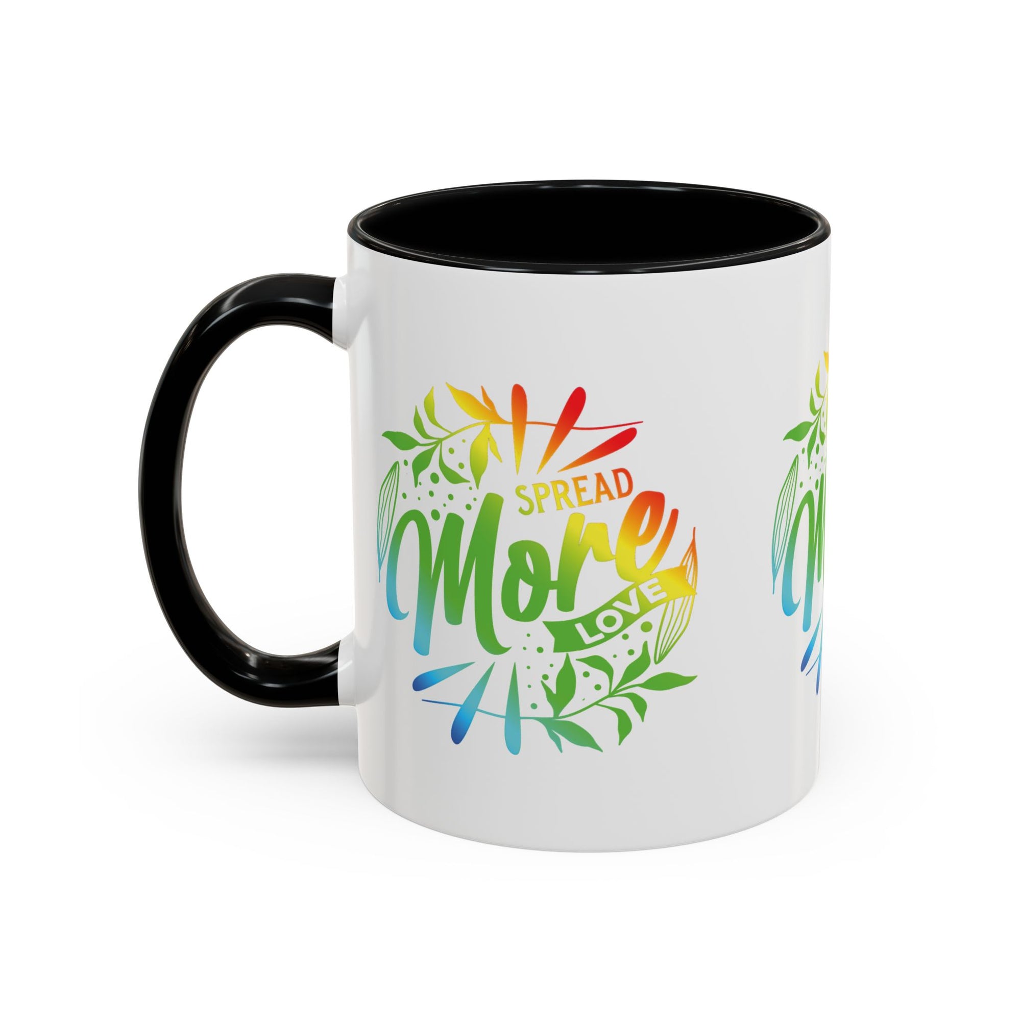 Spread more Love Accent Coffee Mug - Inspirational Design