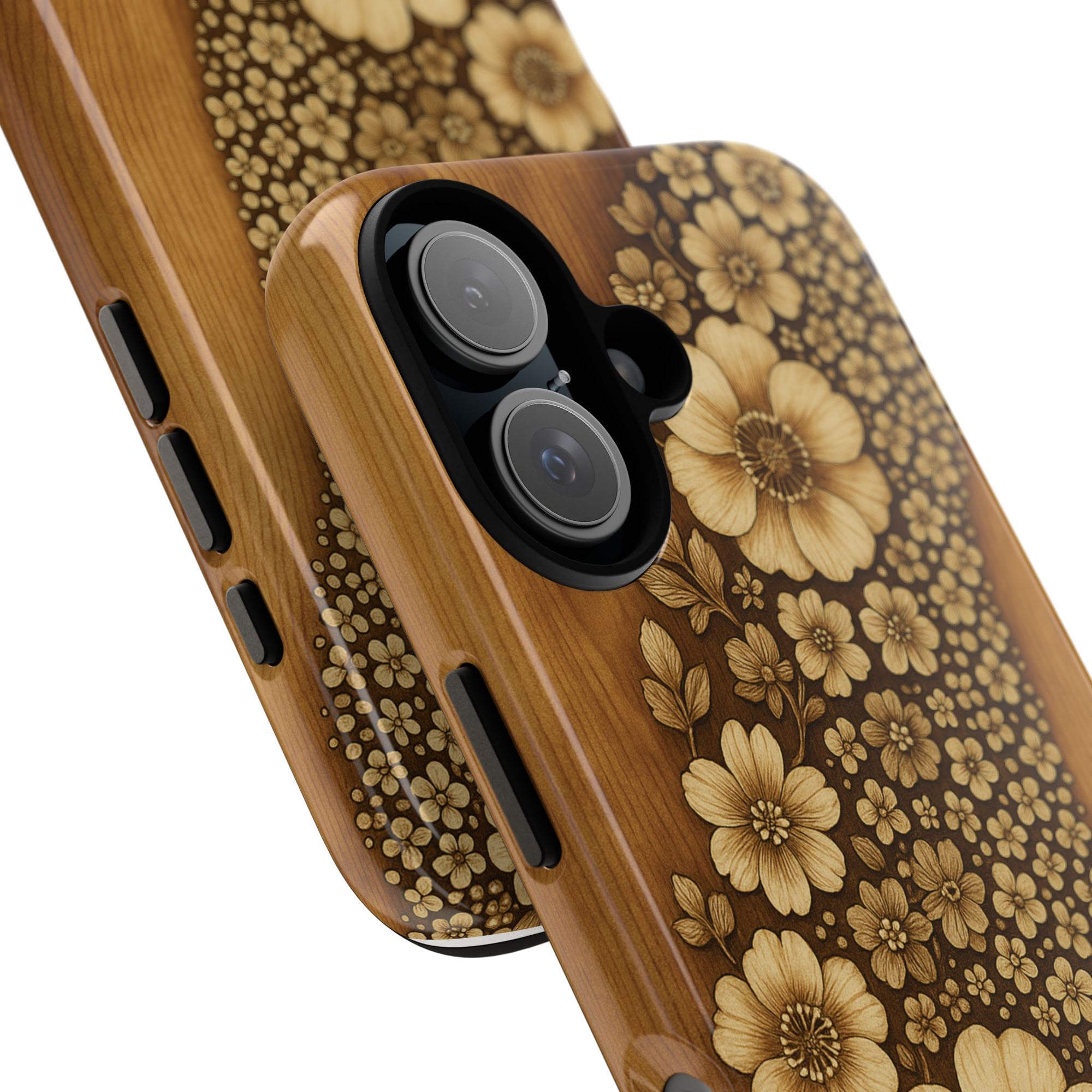 Floral Phone Case - Tough Cases, Protective Cover, Floral Design, Nature Lover Gift, Phone Accessory, Trendy Gadget