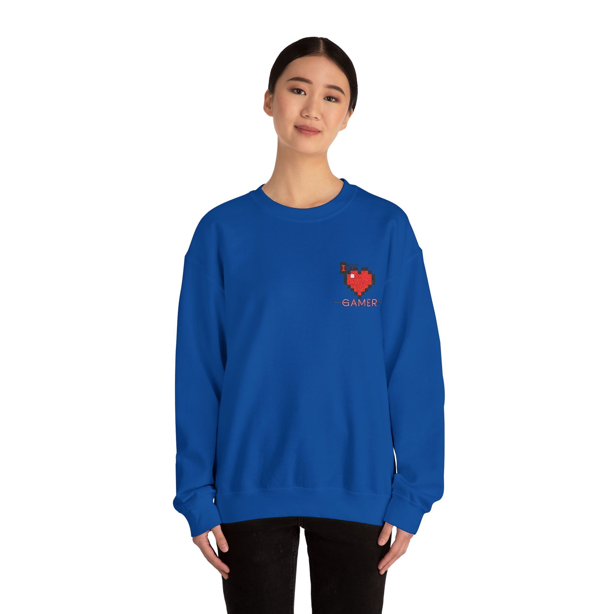 I identify as Gamer Tee - Unisex Heavy Blend™ Crewneck Sweatshirt