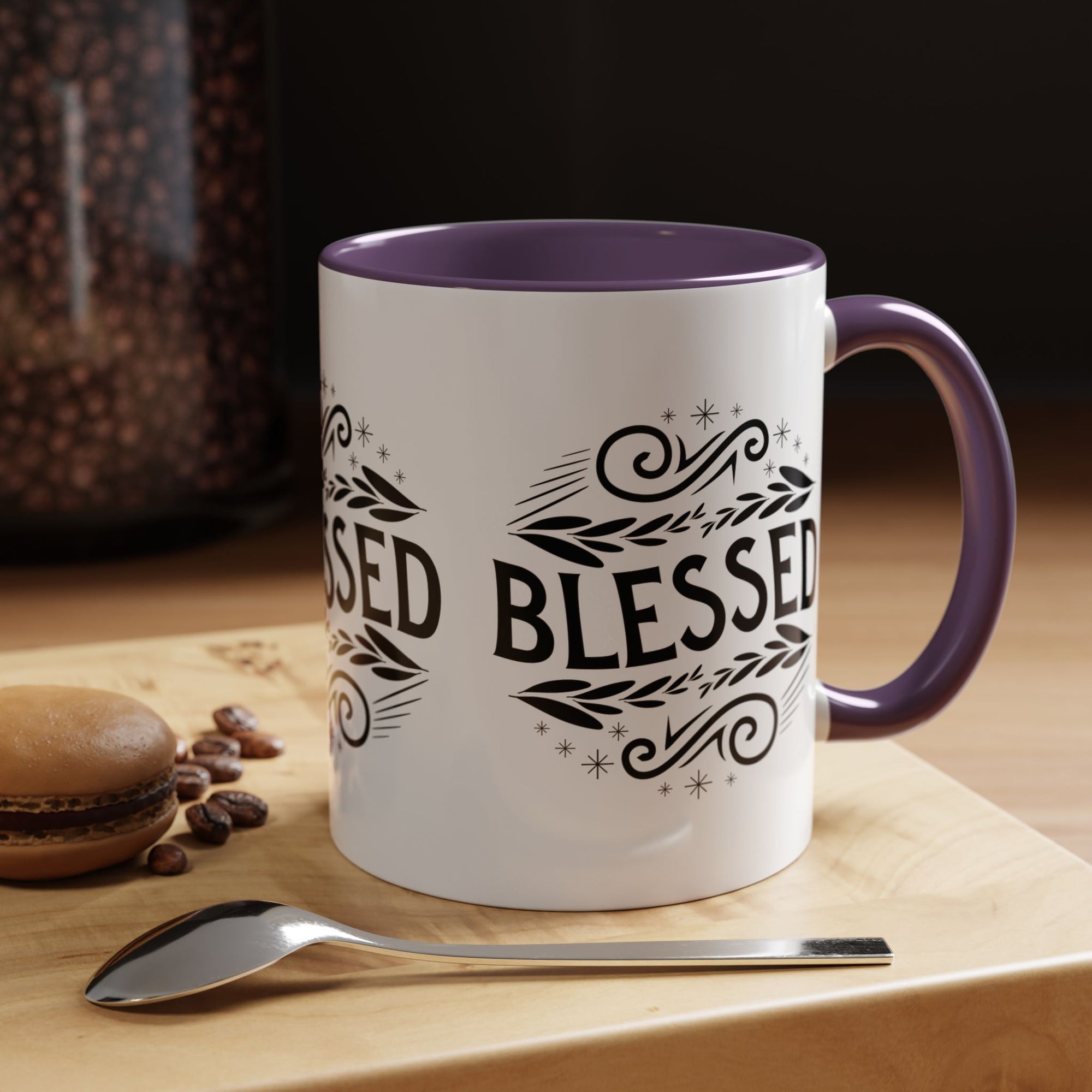 Blessed Accent Coffee Mug - Inspirational Design