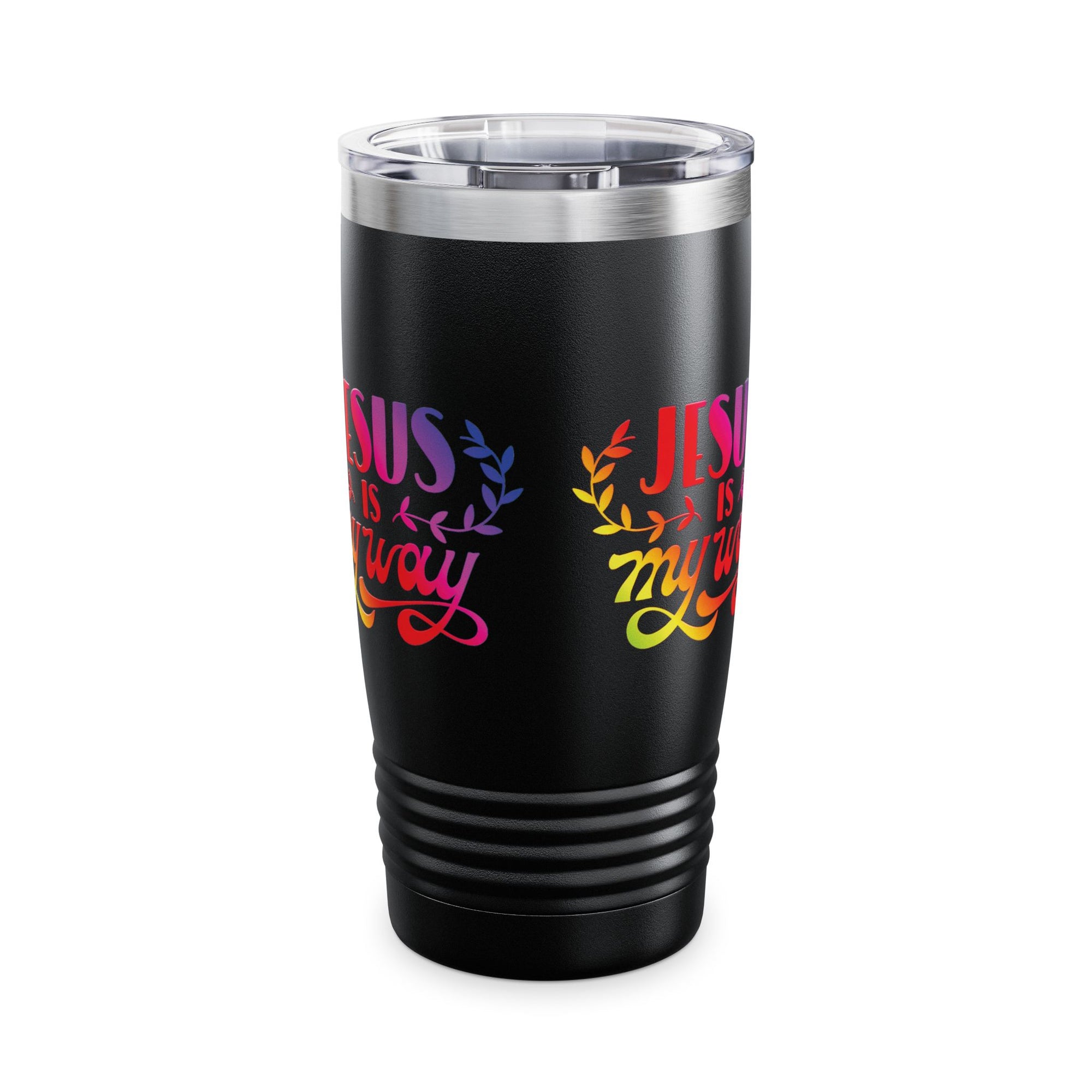 Jesus is My Way Ringneck Tumbler - 20oz Inspirational Travel Mug
