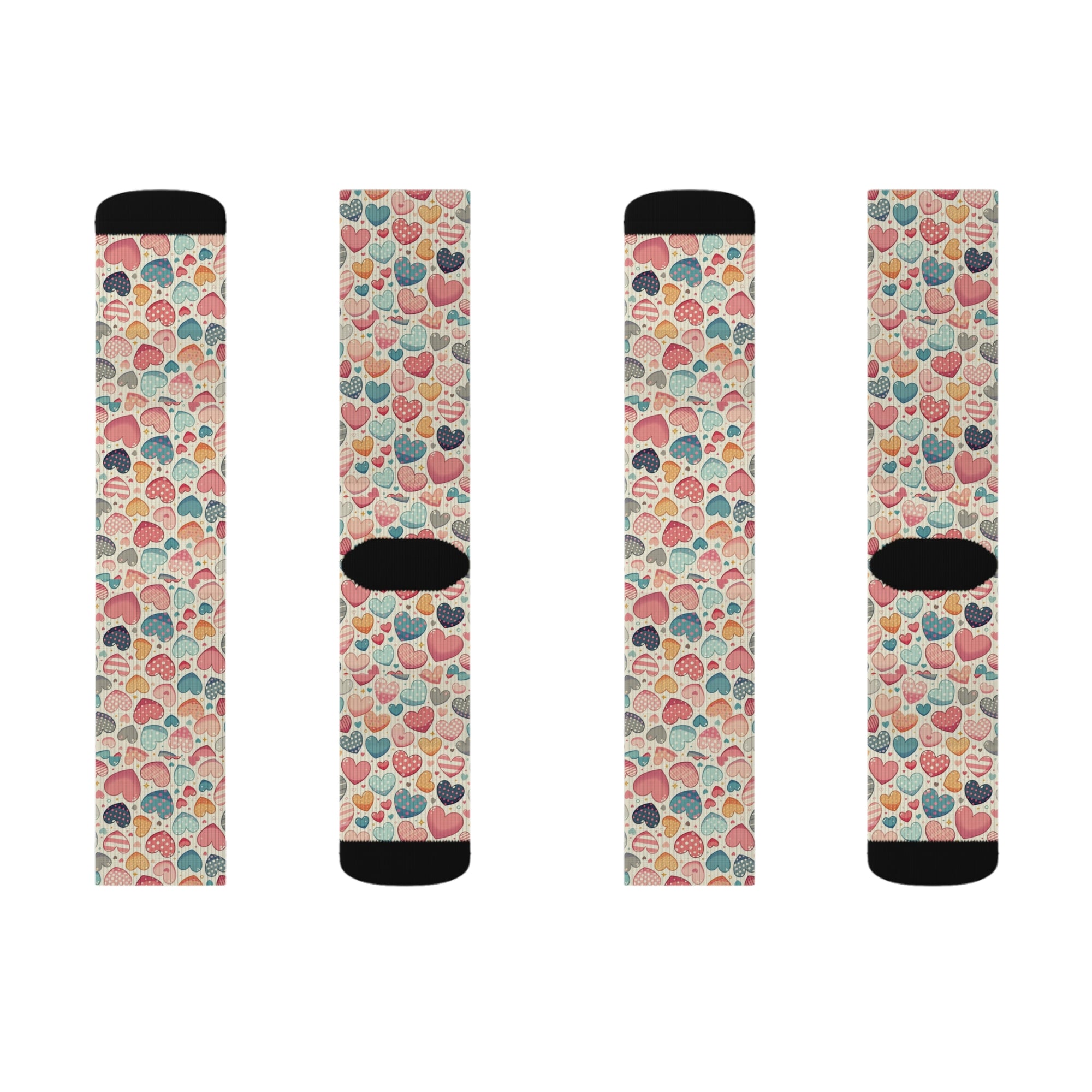 Cute Hearts - Sublimation Socks