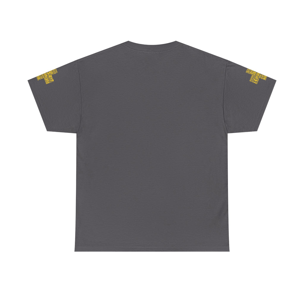 Cross Typography Unisex Tee - Corinthians 13: 4-7