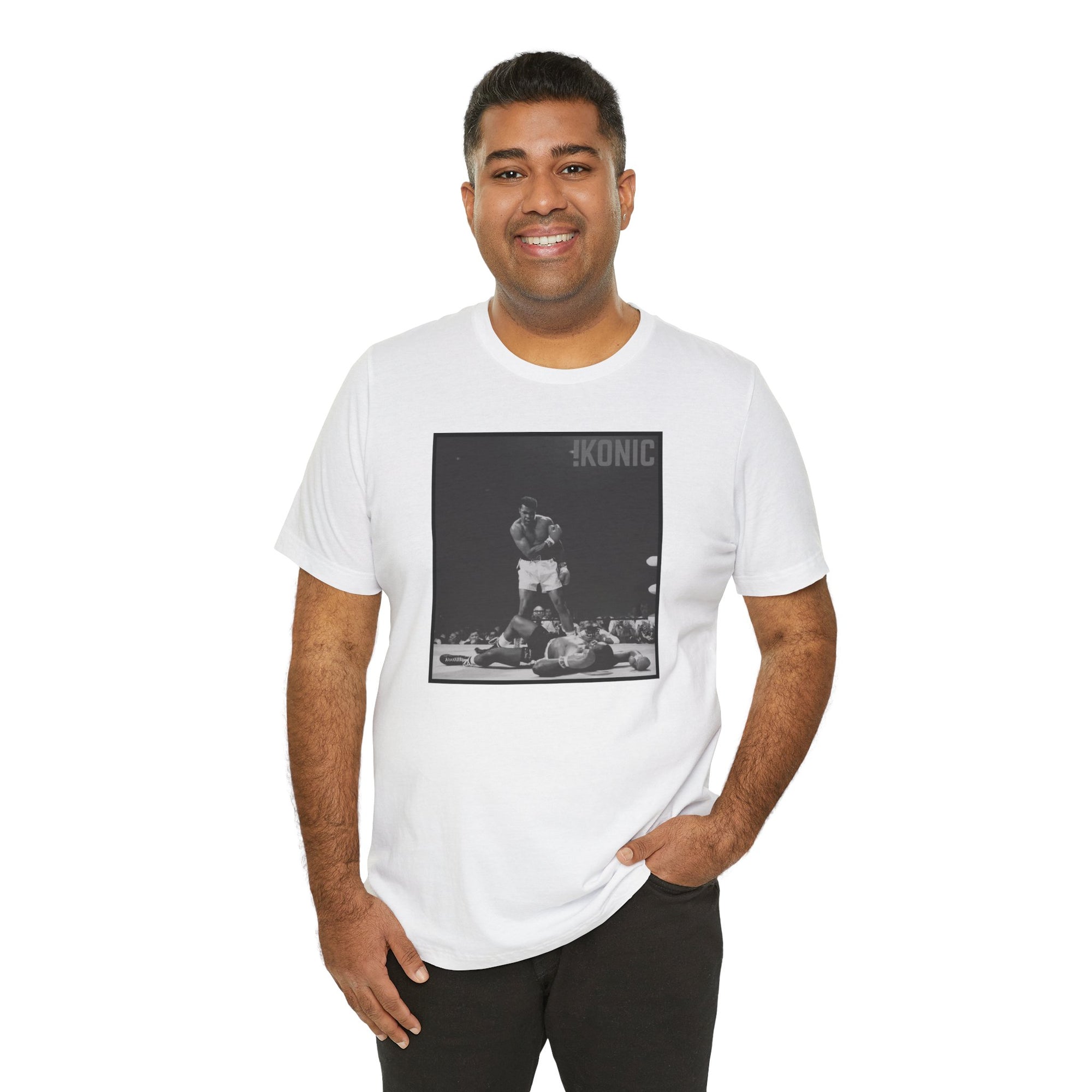 IKONIC Unisex Jersey Tee - Casual Graphic Top for Sports Fans, Everyday Wear, Gift for Him/Her, Street Style Fashion, The Boxer