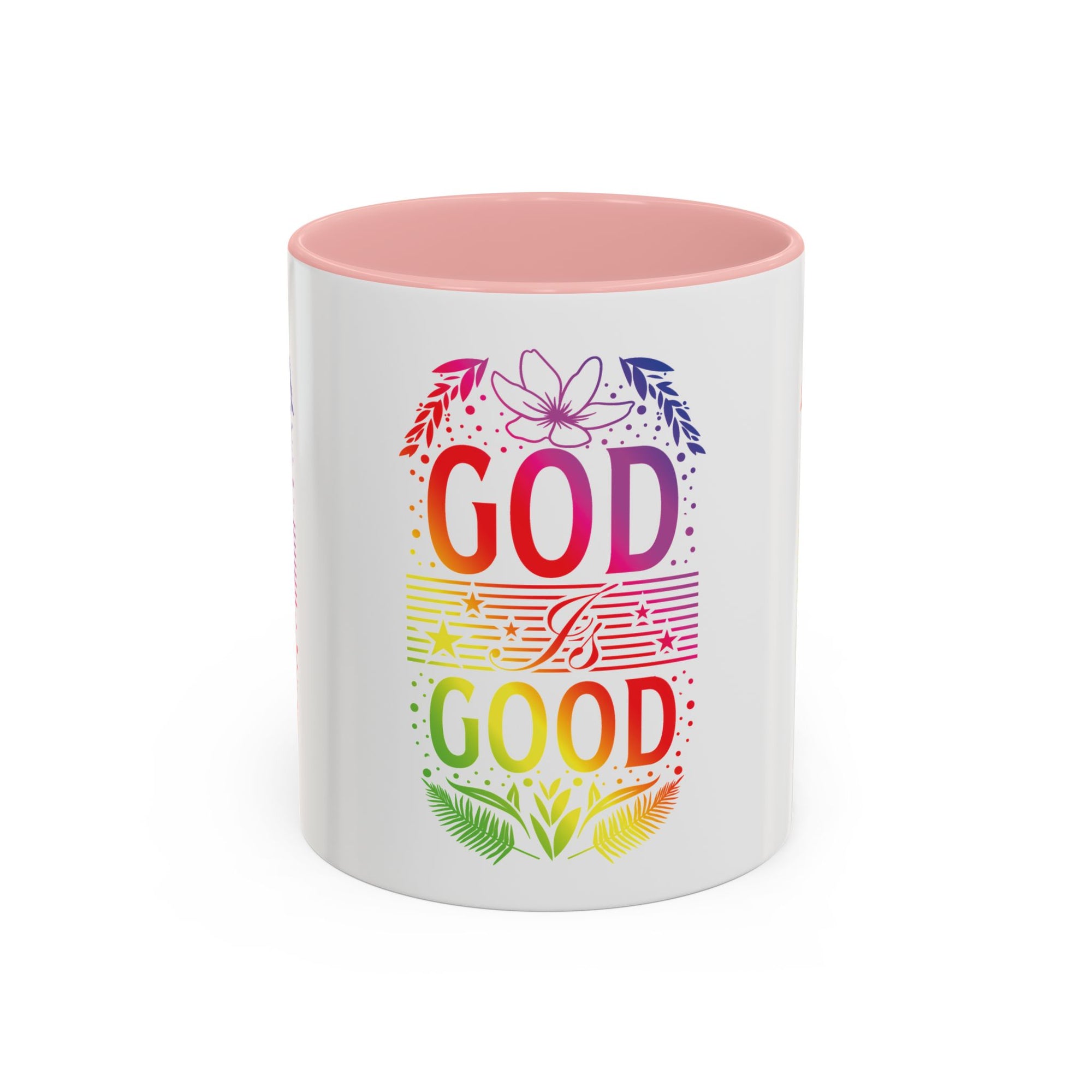 God is Good Accent Coffee Mug - Inspirational Design
