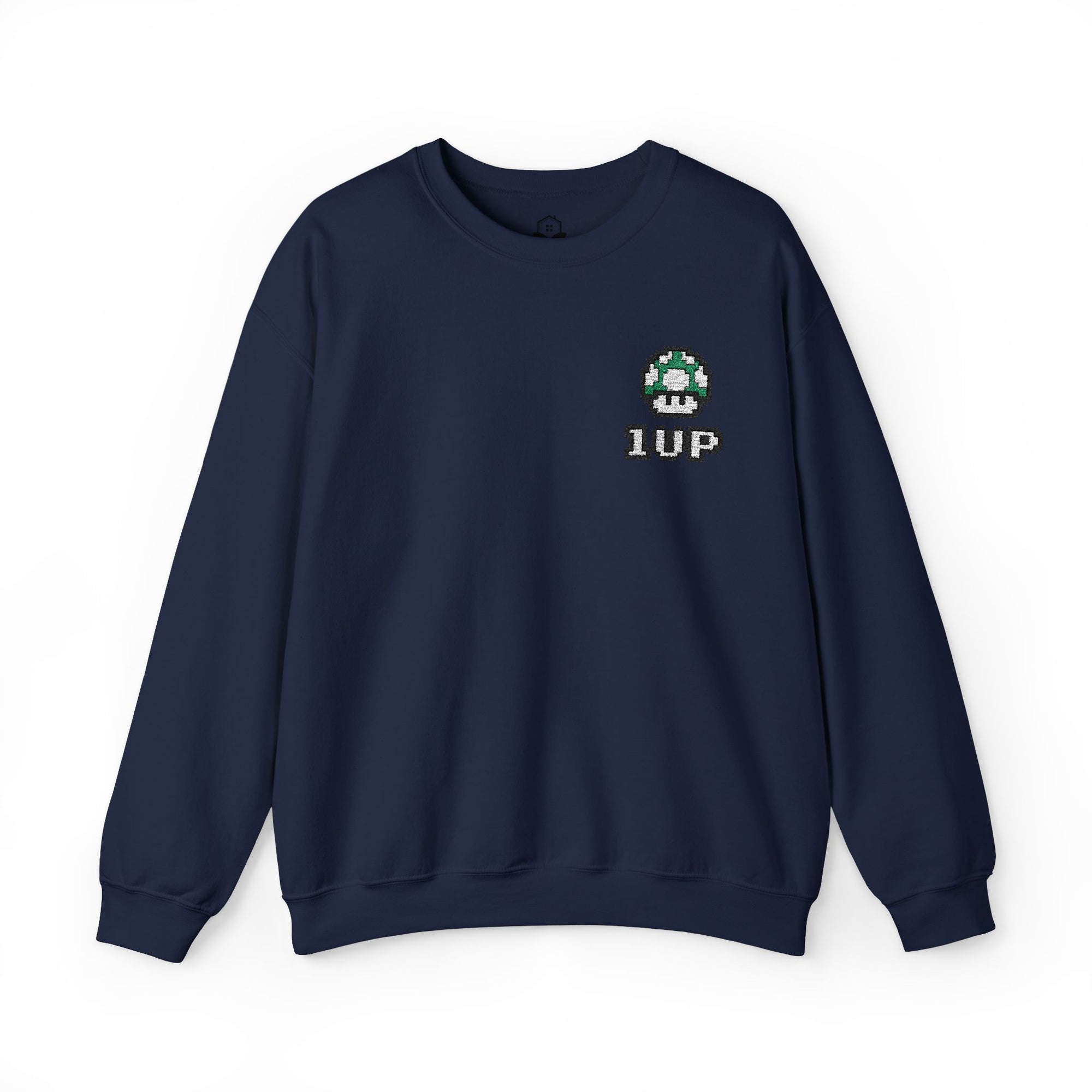 1UP Mushroom - Unisex Heavy Blend™ Crewneck Sweatshirt