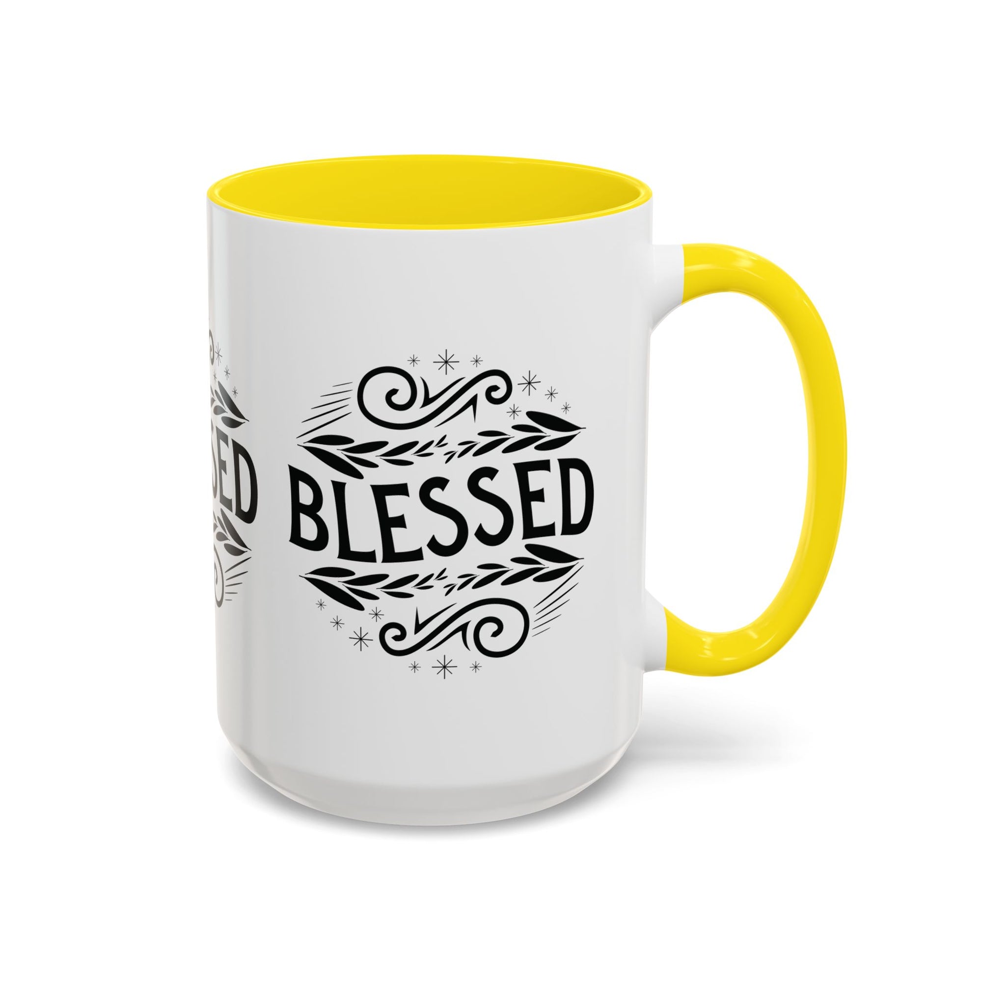 Blessed Accent Coffee Mug - Inspirational Design