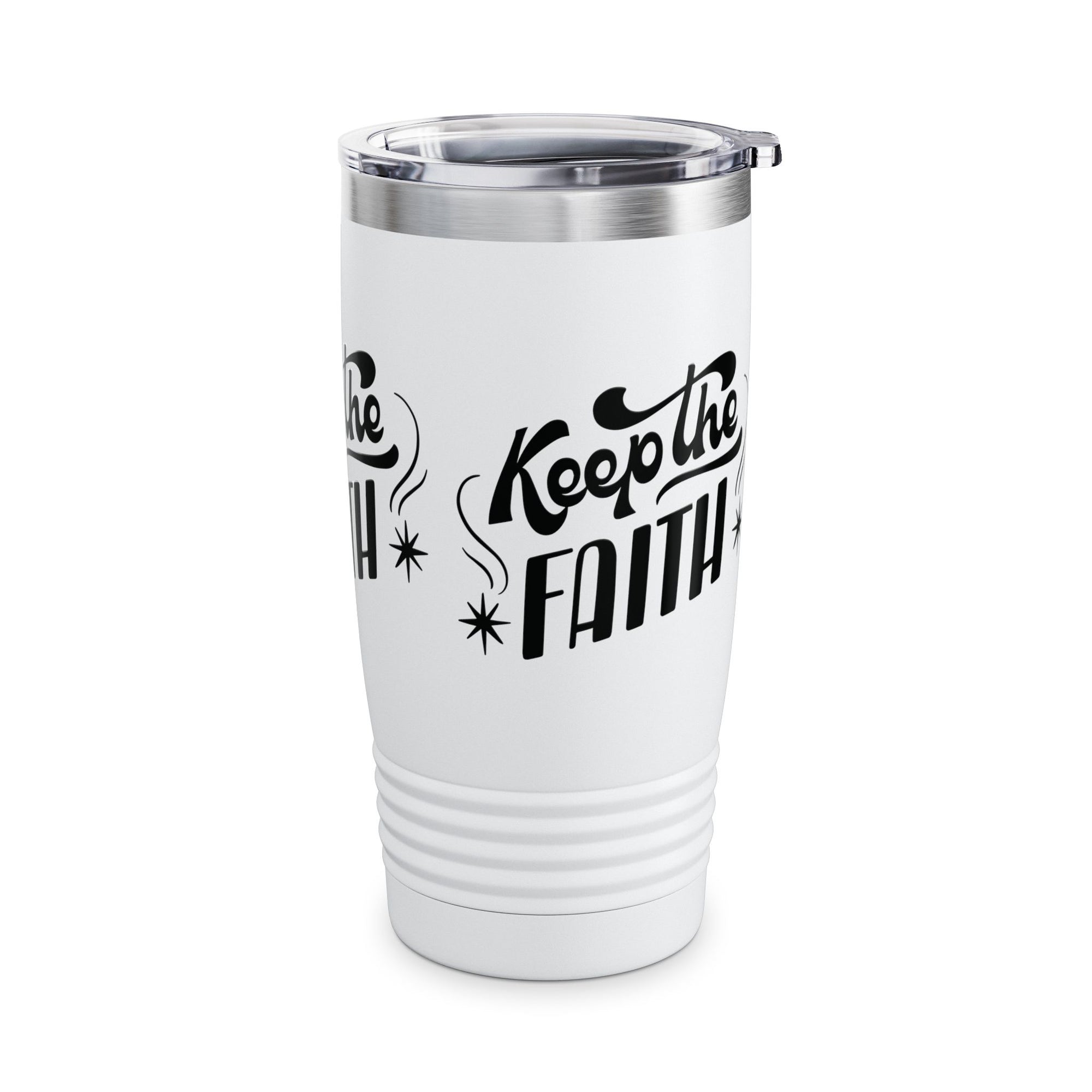 Keep the Faith Ringneck Tumbler - 20oz Inspirational Travel Mug