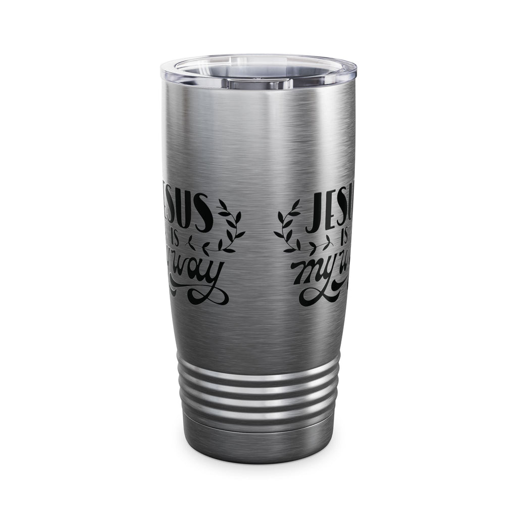 Jesus is My Way Ringneck Tumbler - 20oz Inspirational Travel Mug