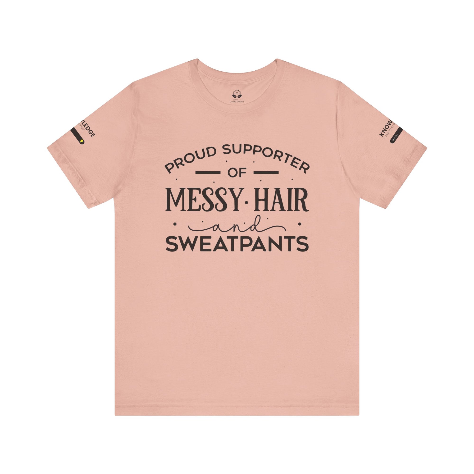Unisex Jersey Tee with 'Messy Hair' Quote - Perfect for Everyday Wear