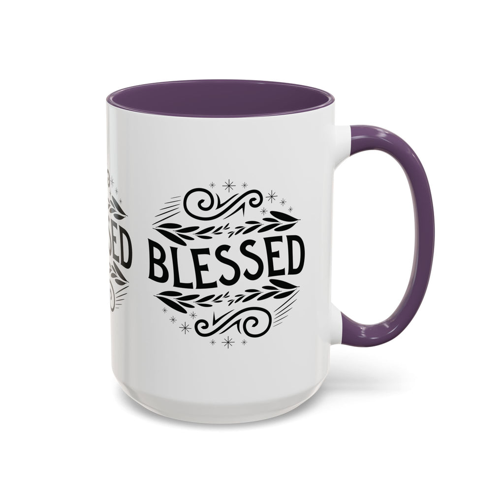 Blessed Accent Coffee Mug - Inspirational Design