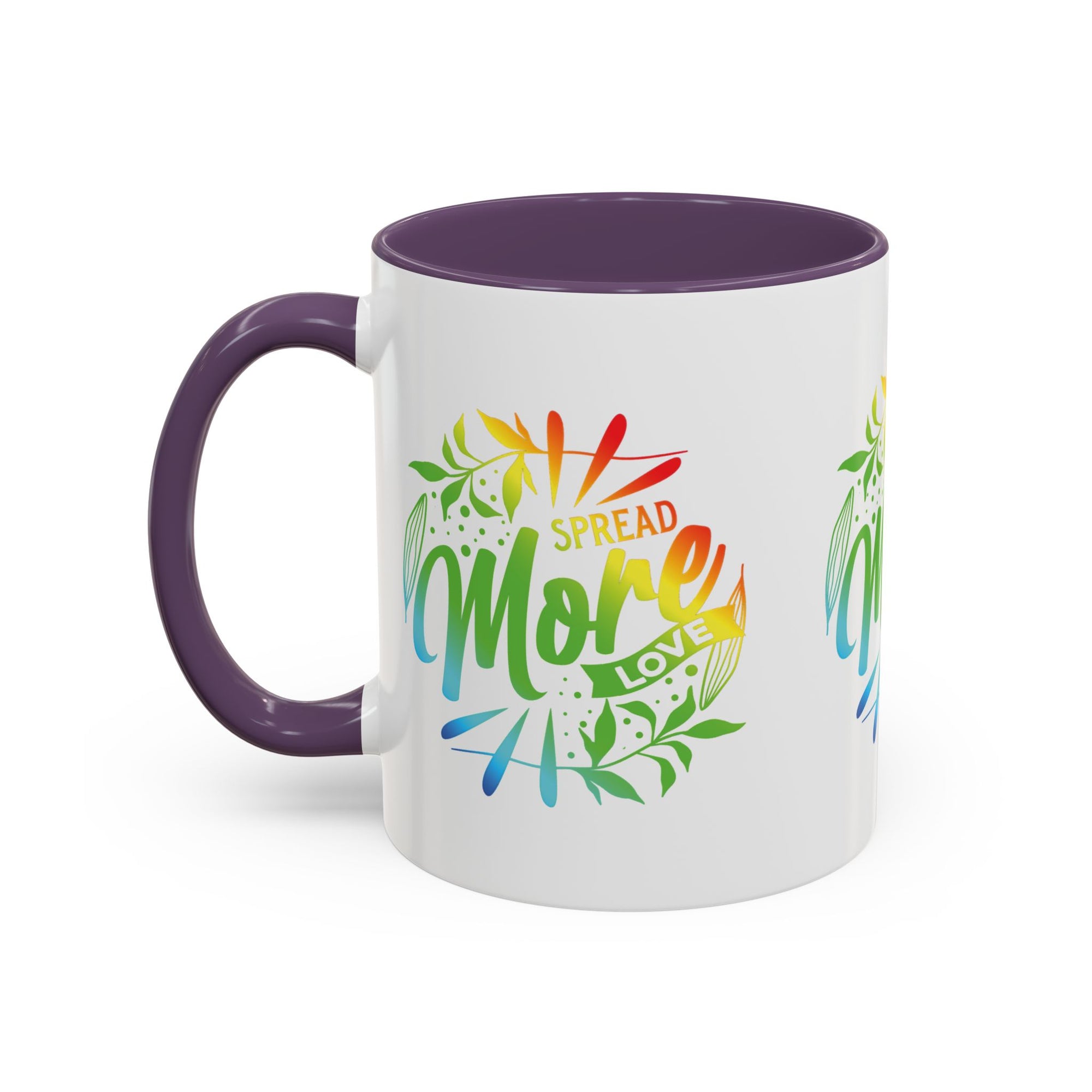 Spread more Love Accent Coffee Mug - Inspirational Design
