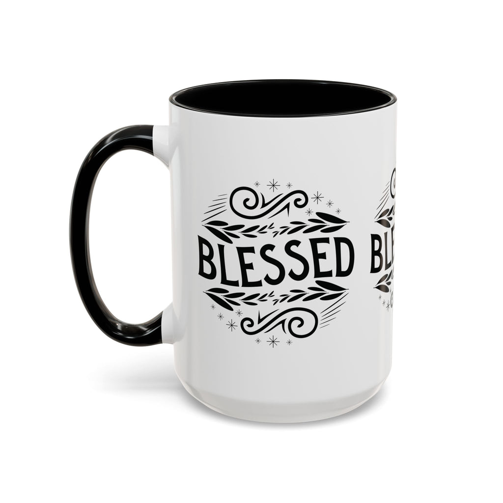 Blessed Accent Coffee Mug - Inspirational Design