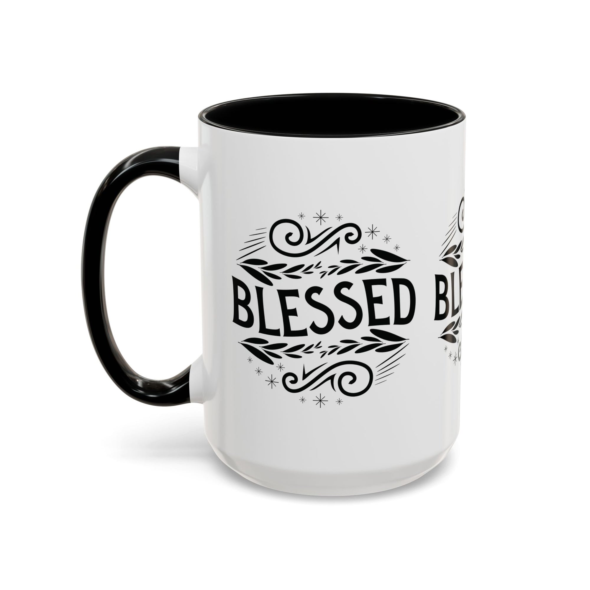 Blessed Accent Coffee Mug - Inspirational Design