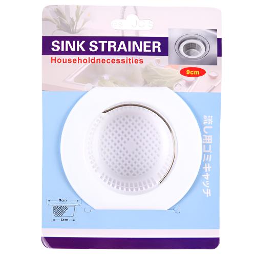 NEW WHOLESALE PLASTIC SINK STRAINER WHITE 9CM SOLD BY CASE