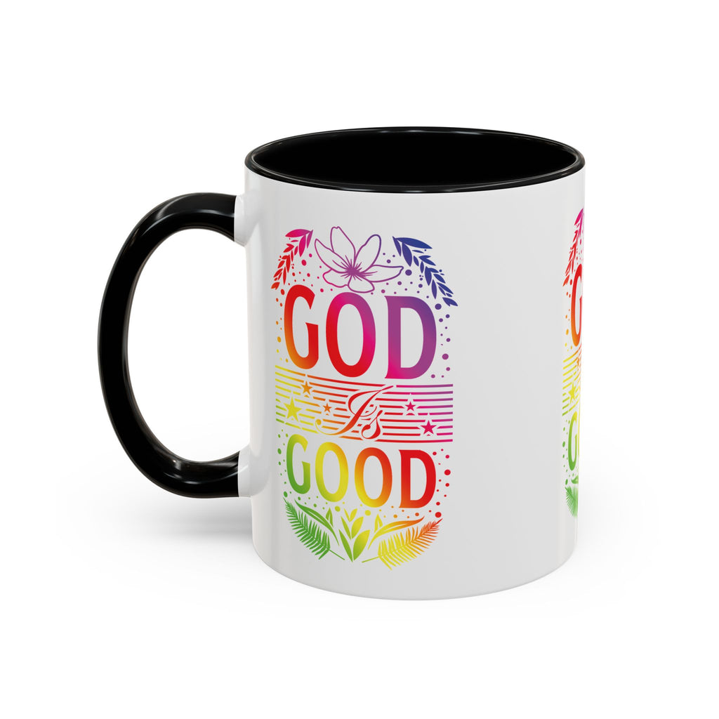 God is Good Accent Coffee Mug - Inspirational Design